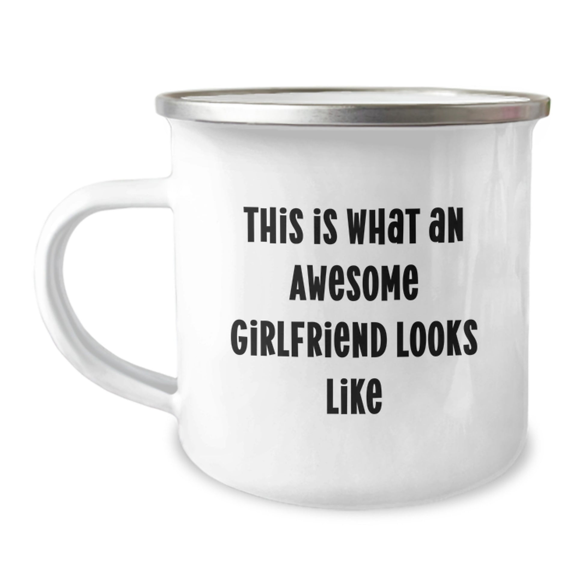 Funny Sweetheart Gifts from Friends - This Is What An Awesome Sweetheart Looks Like, Graduation Unique Gifts for Her, Camping Mug - Image 1