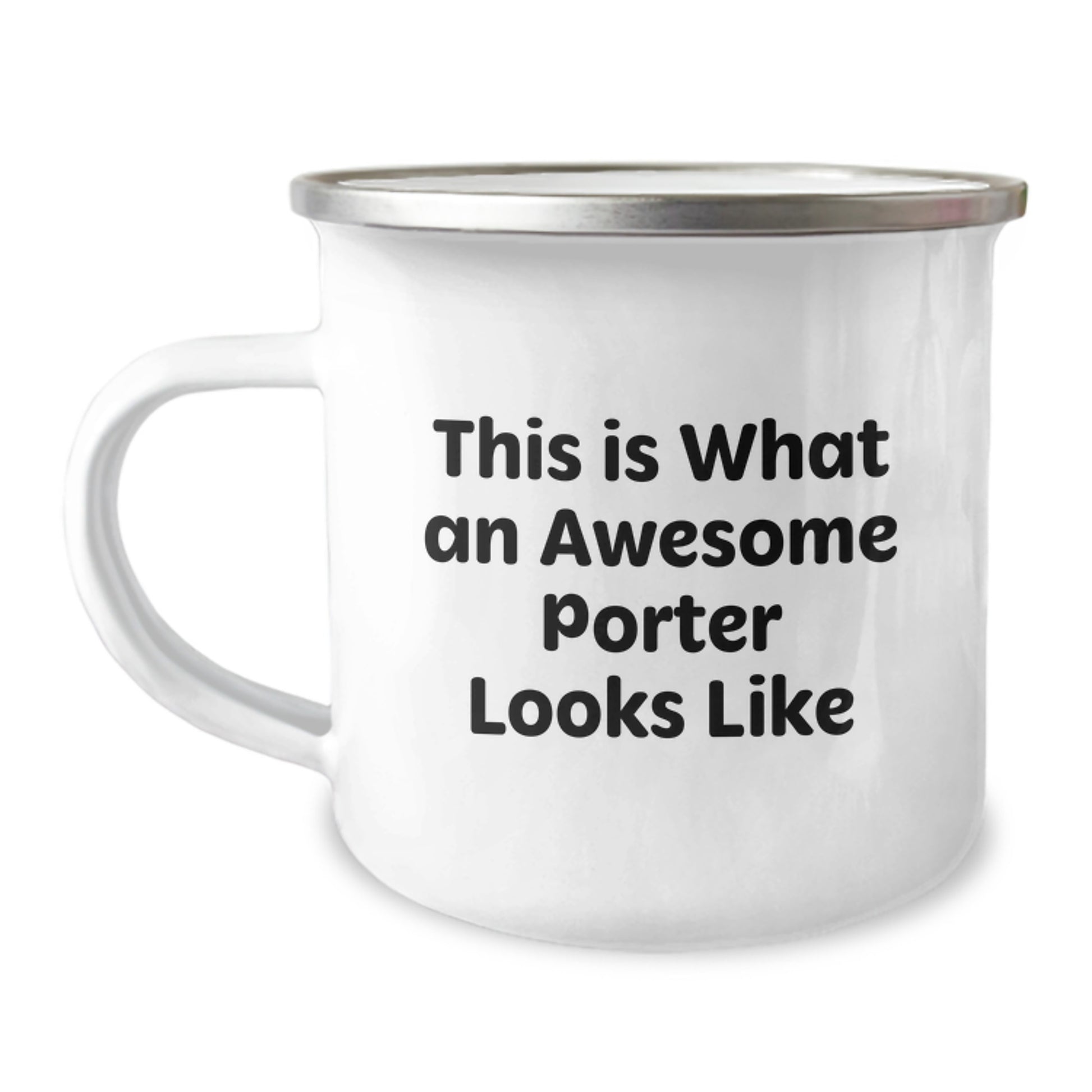 Funny Gifts for Porter, This Is What An Awesome Porter Looks Like, Camping Mug for Birthday, Gifts from Friends, Gifts for Porter - Image 1