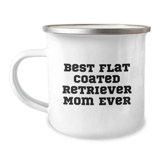 Flat Coated Retriever Dog Gifts from Mom - Funny Camping Mug for Best Flat Coated Retriever Mom Ever - Valentine's Unique Gifts for Family, Friends, Coworkers - Image 1