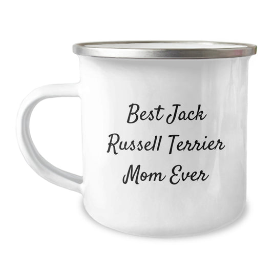 Funny Jack Russell Terrier Dog Mom Camping Mug Gifts from Men to Friends on Valentine's - Image 1