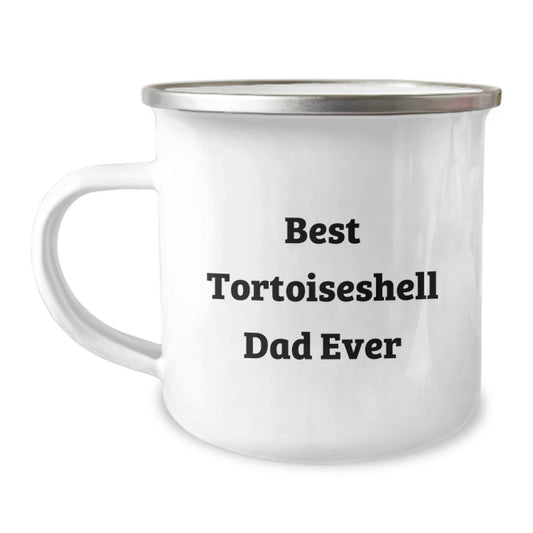Funny Tortoiseshell Cat Gifts for Best Tortoisell Dad Ever, Camping Mug for Men, Women, Family, Gift from Friends, Perfect Birthday Unique Gifts - Image 1