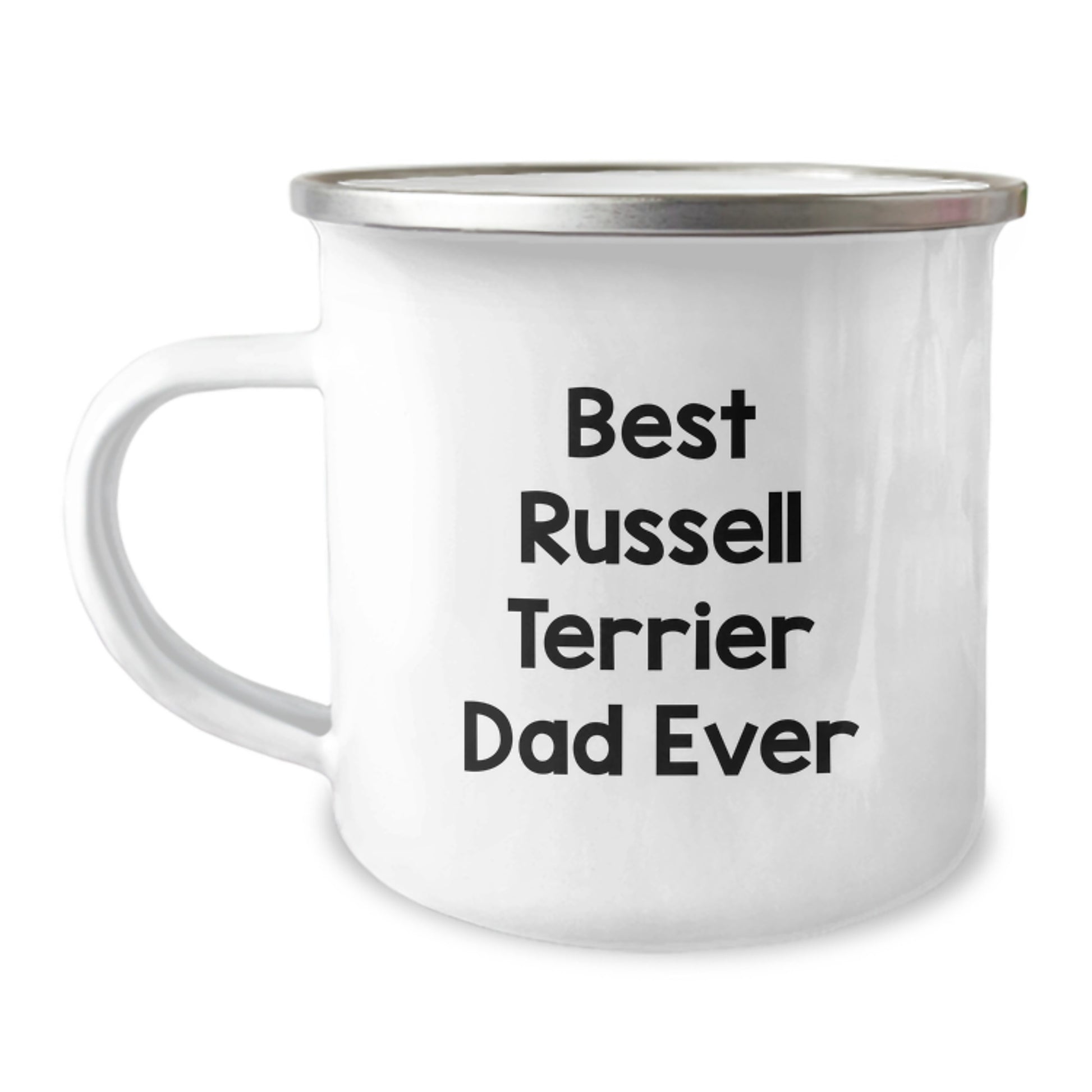 Russell Terrier Dad Gifts - Funny Camping Mug, Best Russell Terrier Dad Ever, Birthday Unique Gifts from Family, Friends, or Coworkers for Him - Image 1