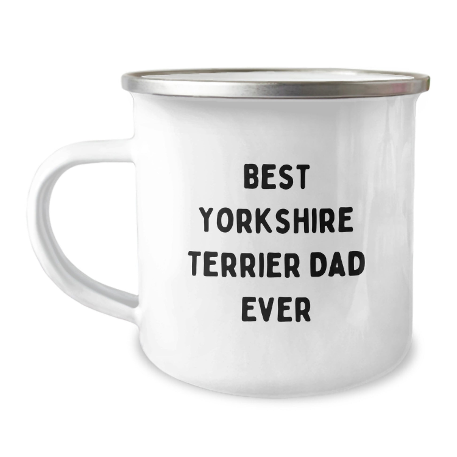 Funny Yorkshire Terrier Dog Camping Mug Gifts for Best Yorkshire Terrier Dad Ever, Birthday Unique Gifts from Men, Gifts for Yorkshire Terrier Dog Lovers, Yorkshire Terrier Dog Enthusiasts - Image 1