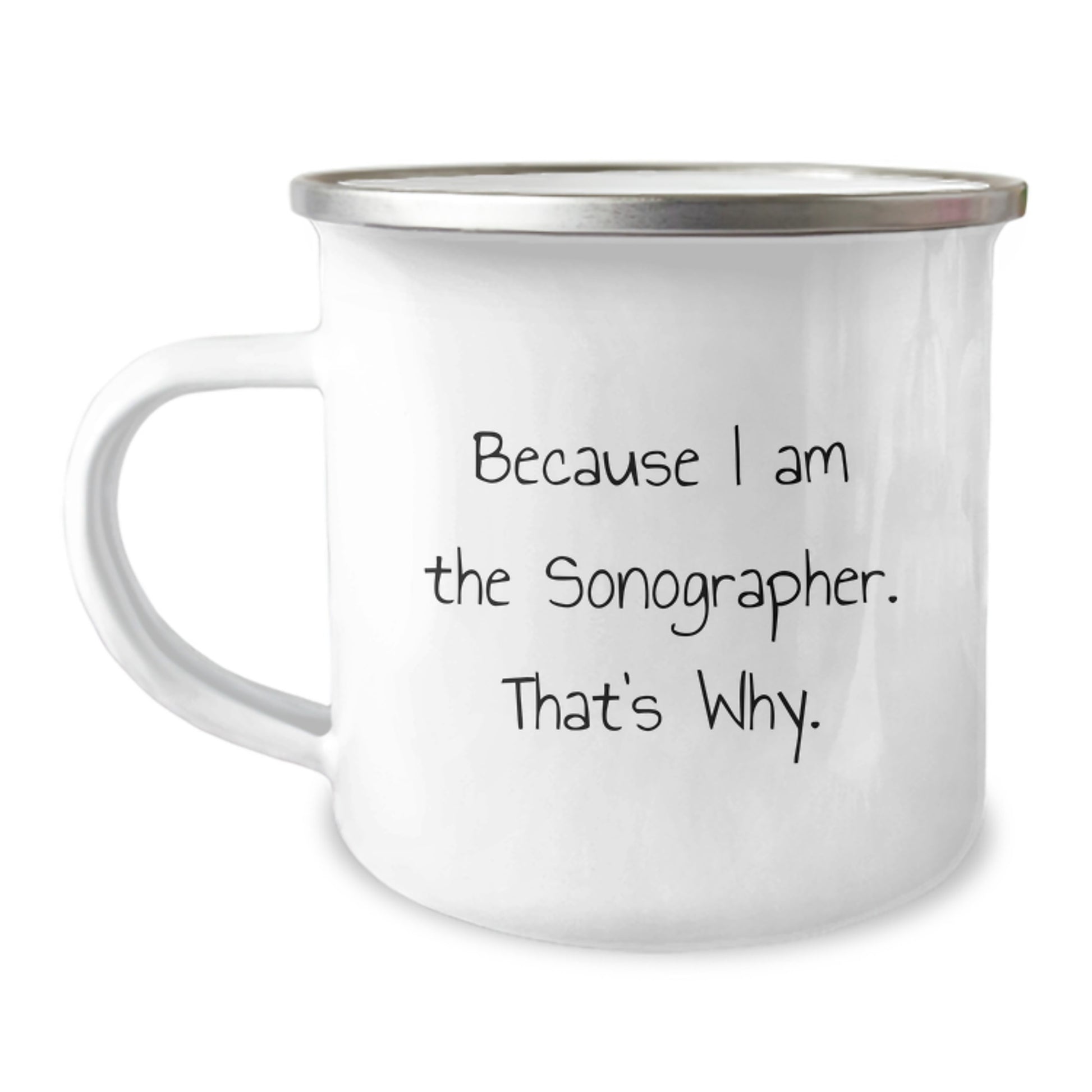Funny Sonographer Camping Mug Gifts from Friends to Sonographer for Christmas - Image 1