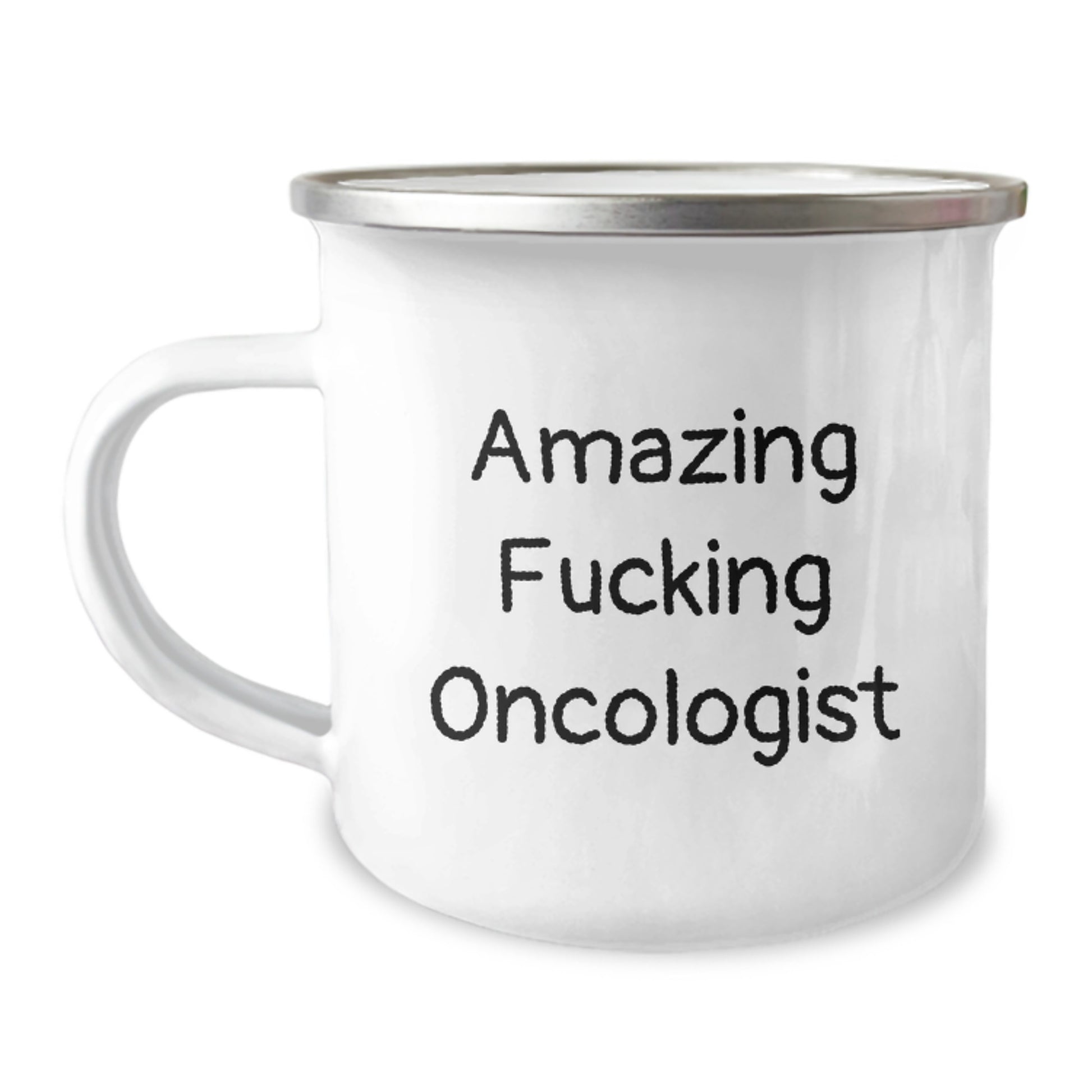 A Funny Gift for Oncologist Friends, Amazing F--king Oncologist, Christmas Unique Mug for Camping - Image 1
