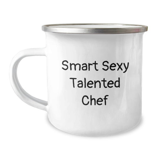 Funny Chef Gifts from Men to Friends - Smart Sexy Talented Chef Camping Mug for Christmas - Unique Camping Mug for Chef Lover - Image 1
