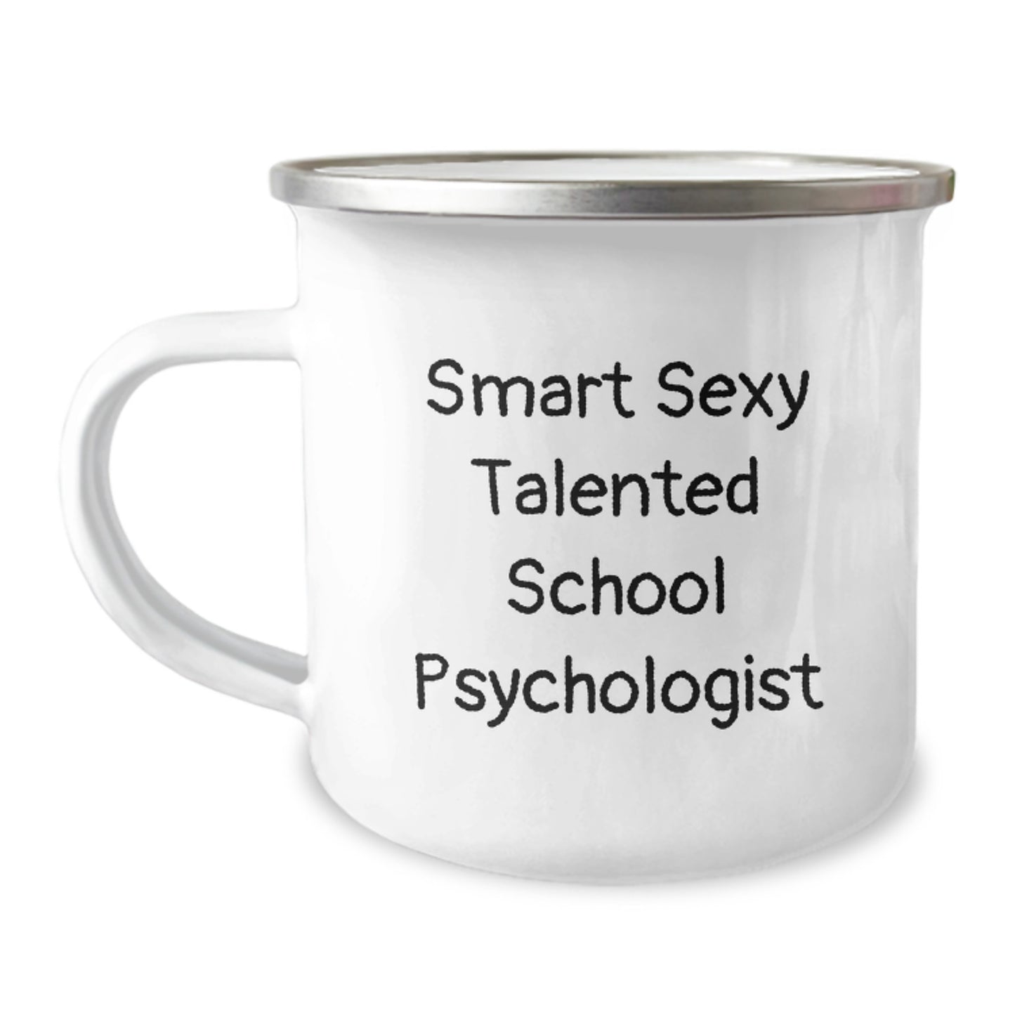 School Psychologist Funny Inspirational Camping Mug Gifts from Friends for Christmas - Image 1
