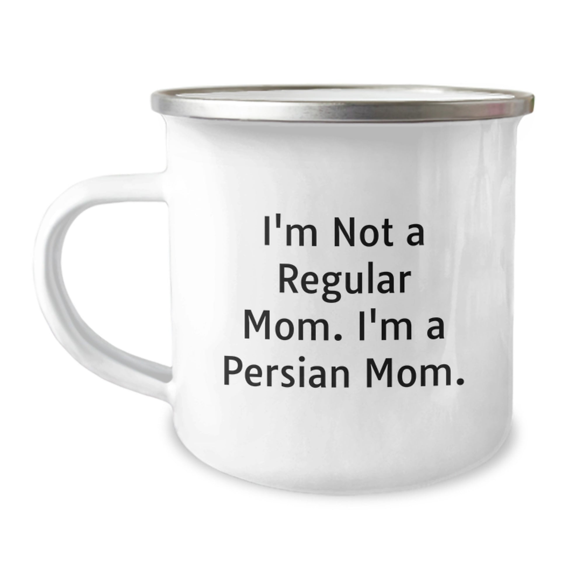 Funny Persian Cat Gifts for Mom, Christmas Unique Mugs for Cat Lovers, Camping Mug - Image 1