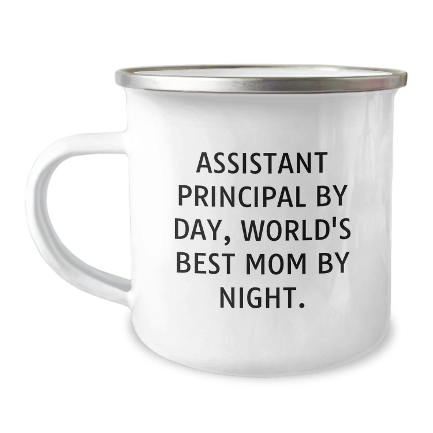 Funny Assistant Principal Gifts - Assistant Principal By Day, World's Best Mom By Night, Camping Mug for Assistant Principal, Christmas Unique Gifts from Family, Friends, Coworkers, Men, Women - Image 1