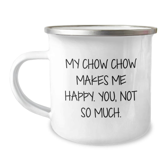 Funny Chow Chow Dog Gifts for Men, Unique Valentine's Unique Gifts from Family to Friends, Camping Mug - Image 1
