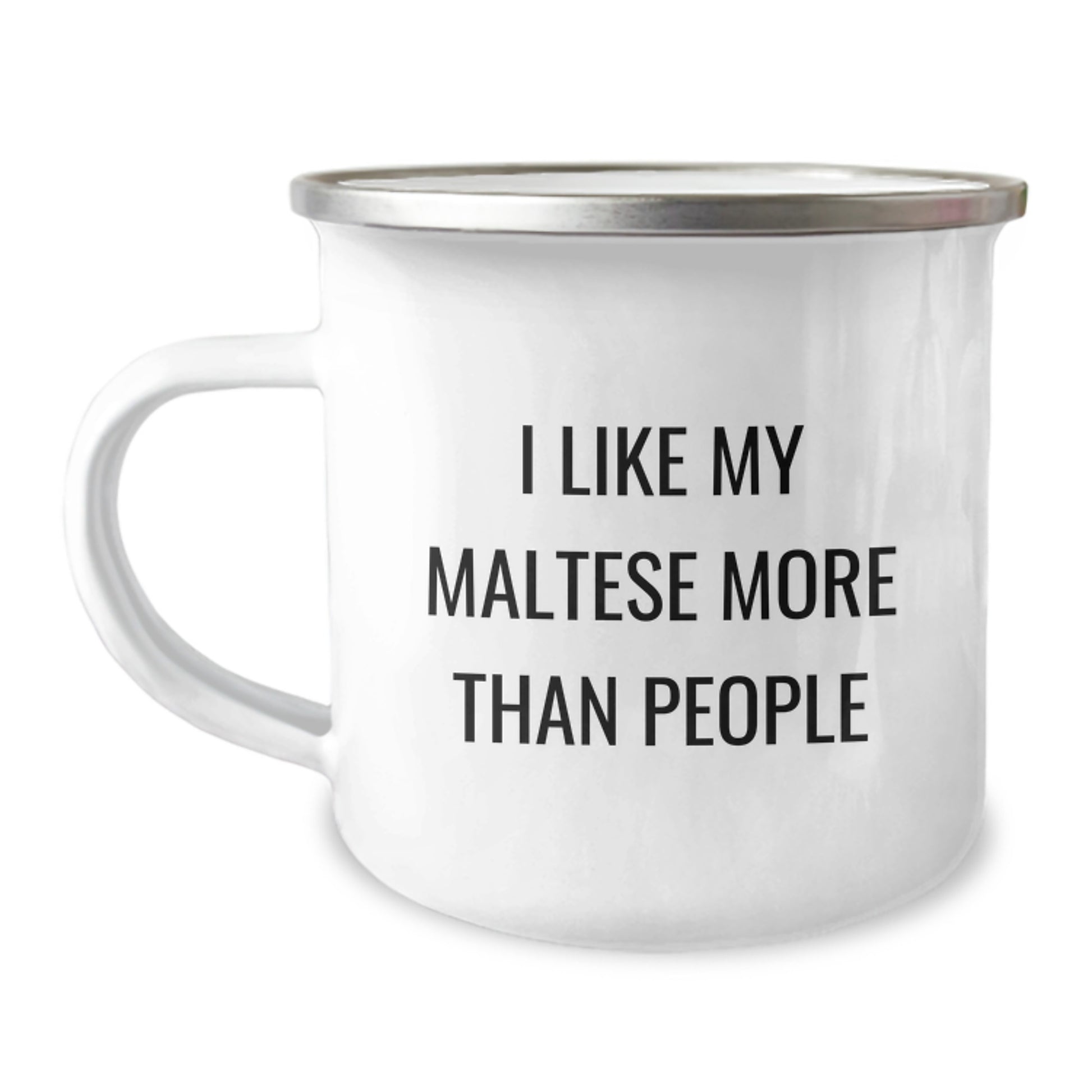 Funny Maltese Dog Camping Mug Gifts from Friends for Birthday Unique - Image 1