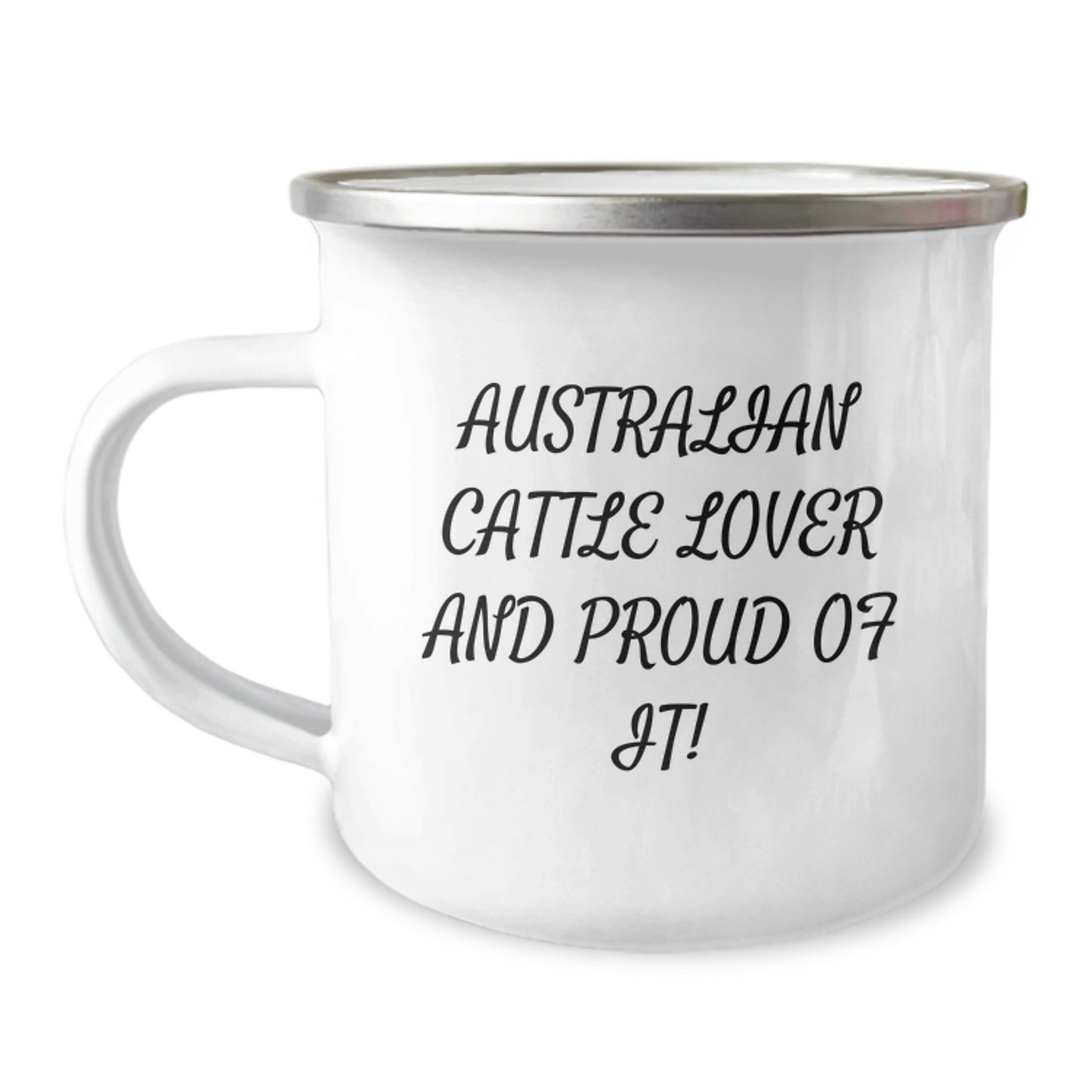 Australian Cattle Dog Lovers Funny Gifts from Men to Family, 12 oz Camping Mug for Birthday - Image 1