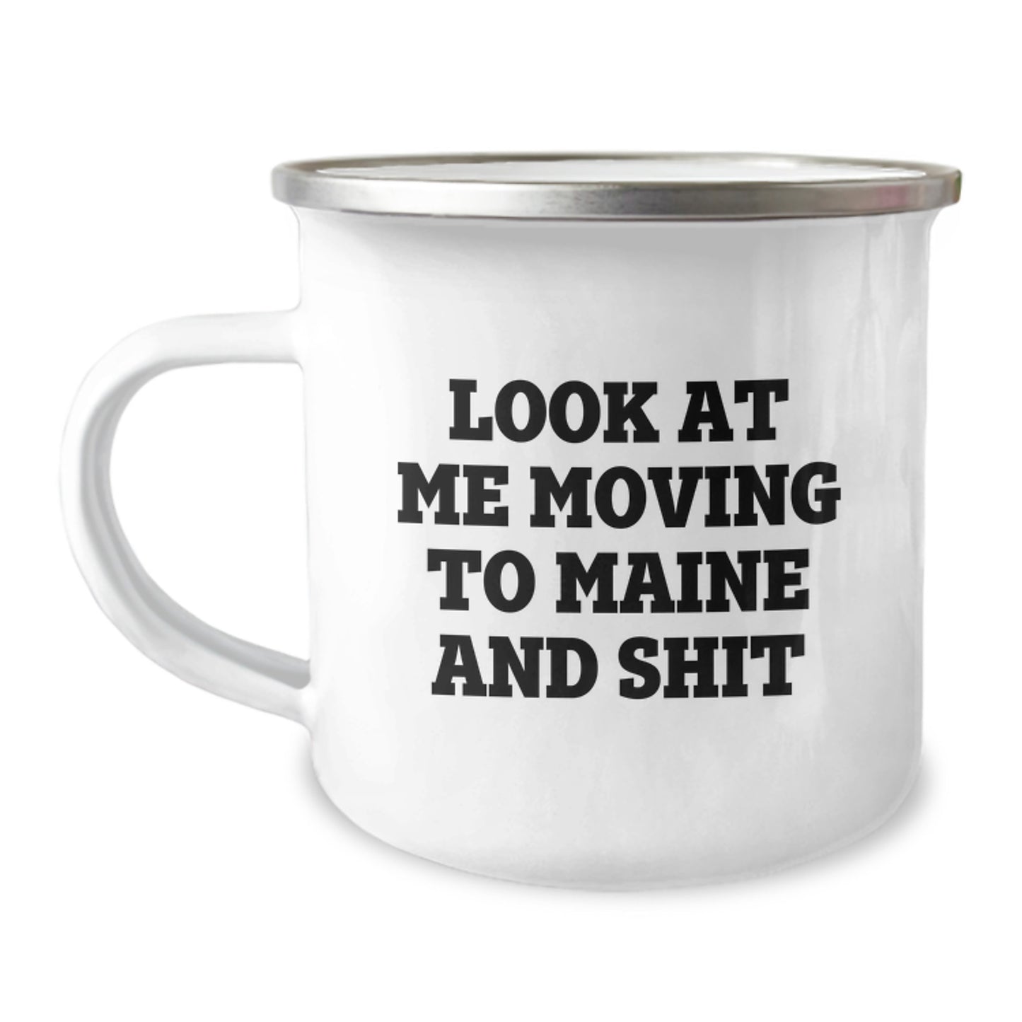 Maine Camping Mug Funny Gift from Friends for Mainers on Valentine's - Image 1