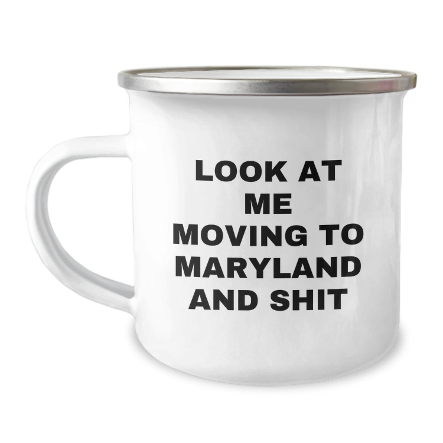 Funny Maryland Camping Mug Gifts for Friends Moving to Maryland and Shit - Image 1