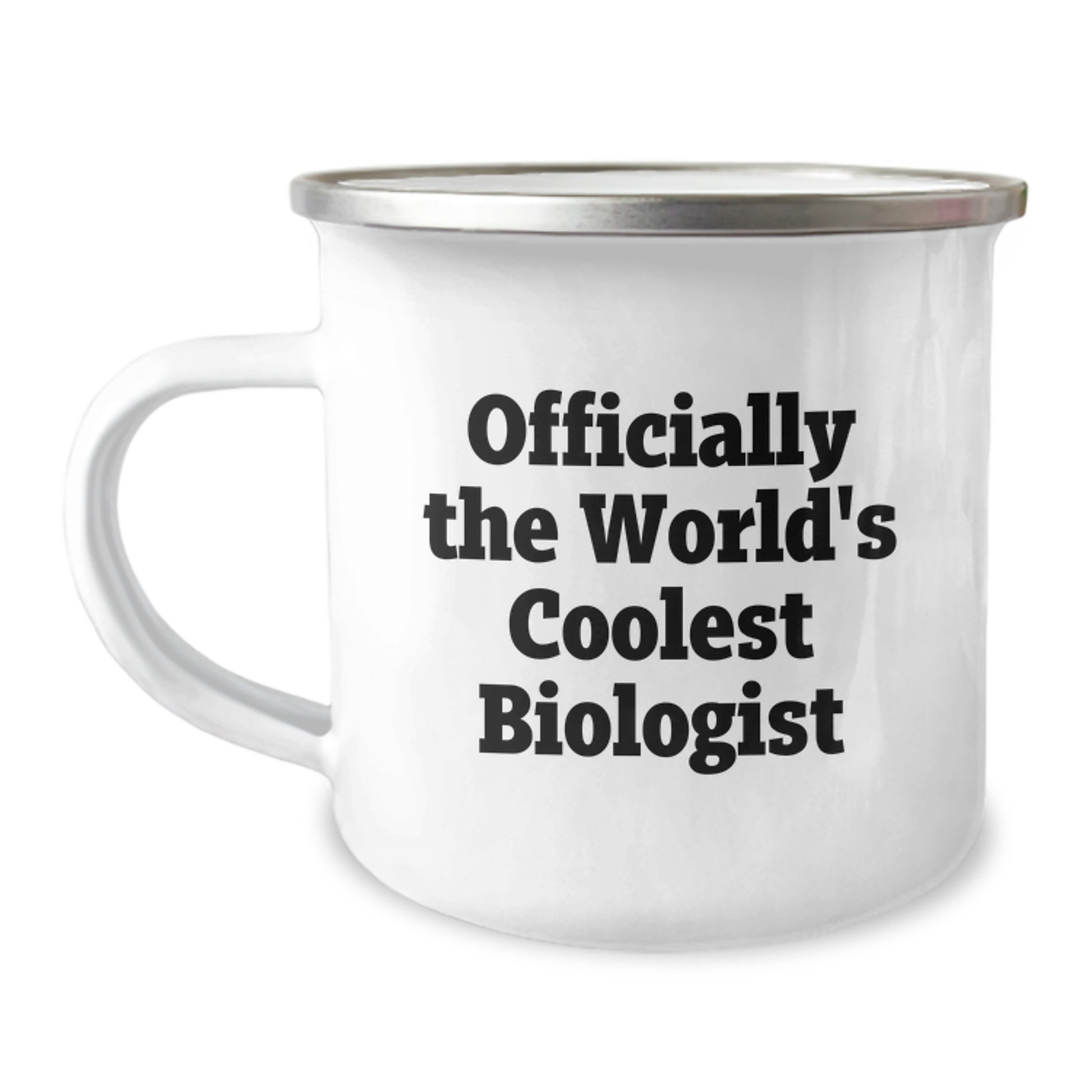Gifts for Biologists - Officially The World's Coolest Biologist Quote Funny Camping Mug, Ideal Gift for Men, Friends, Family, Christmas Unique Ideas - Image 1