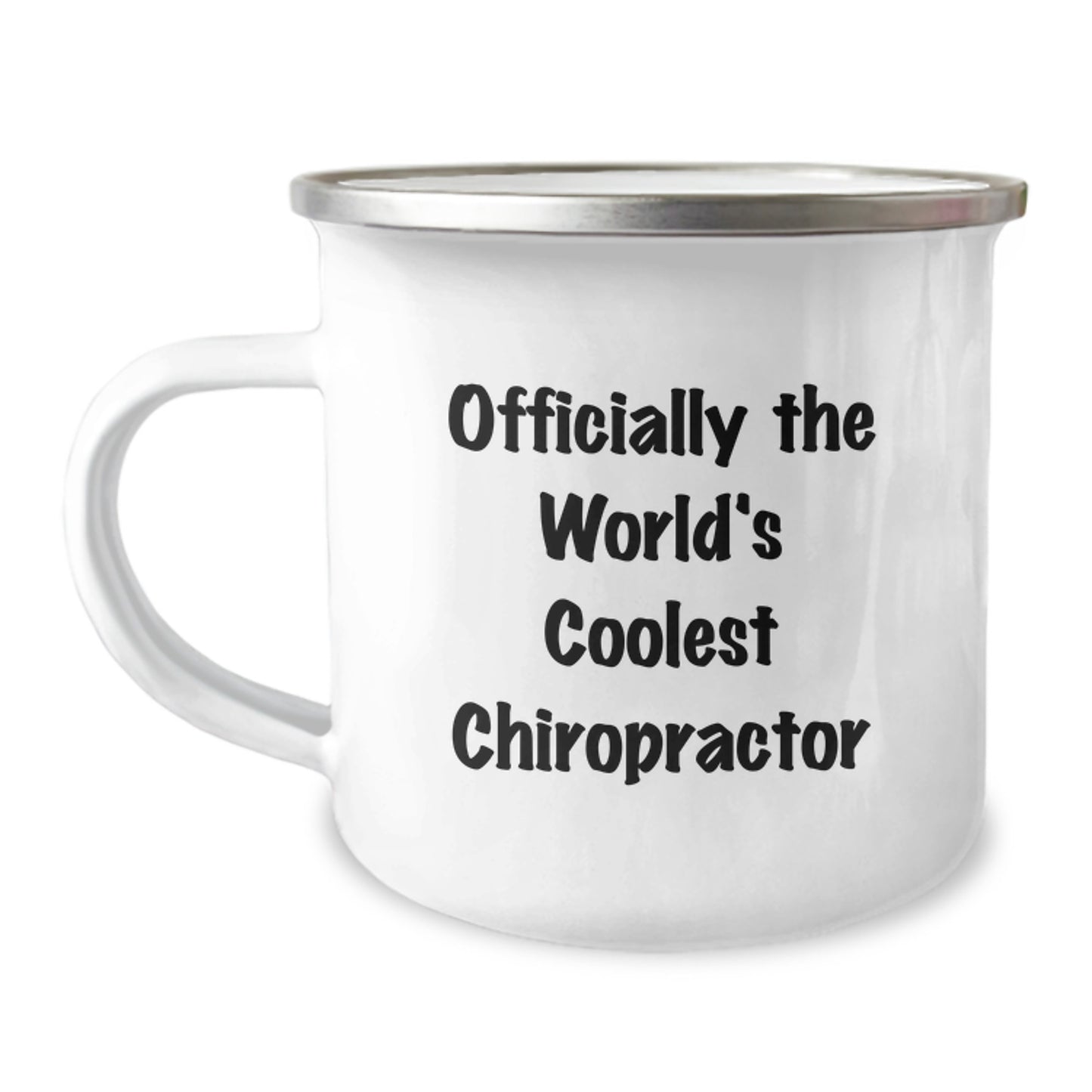 Gifts from Friends for Chiropractor - Funny Camping Mug, Officially The World's Coolest Chiropractor, Christmas Unique Gifts - Image 1