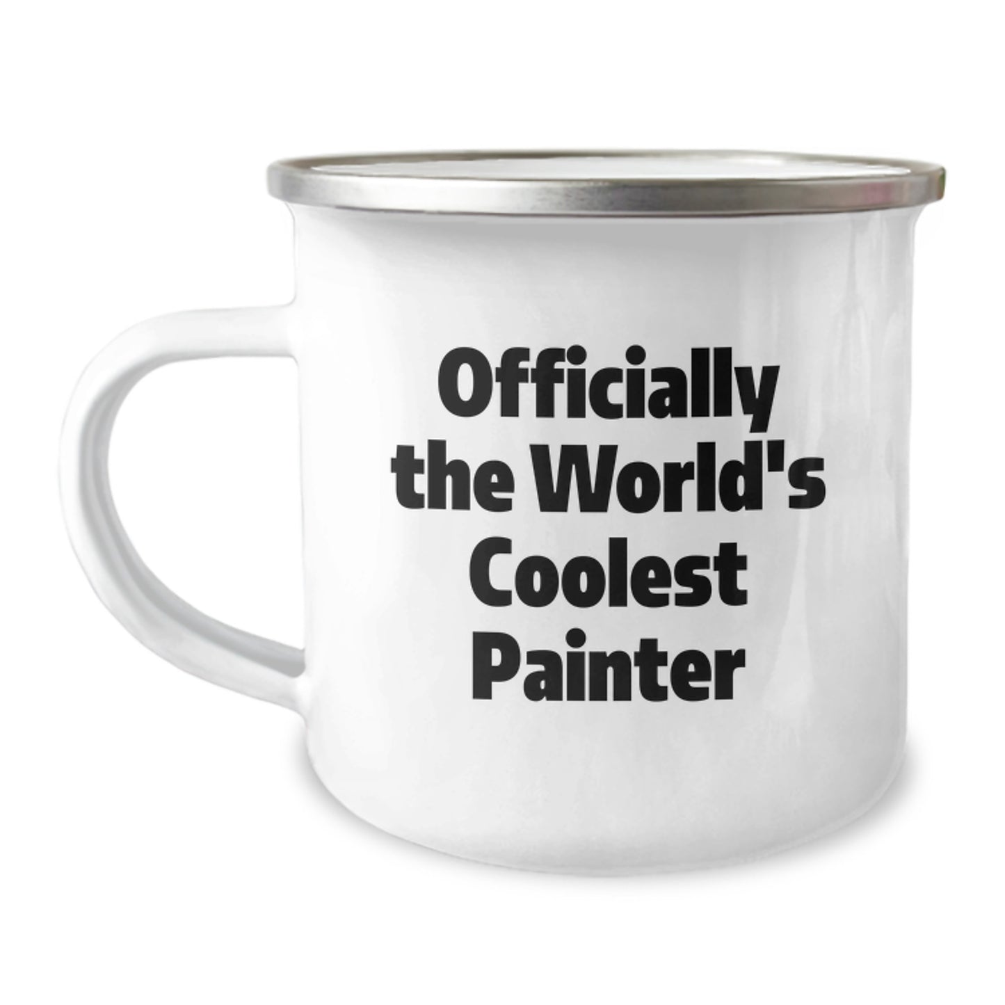 Funny Painter Gifts from Friends - Officially The World's Coolest Painter Camping Mug for Painter Enthusiasts on Christmas Unique Gifts - Image 1