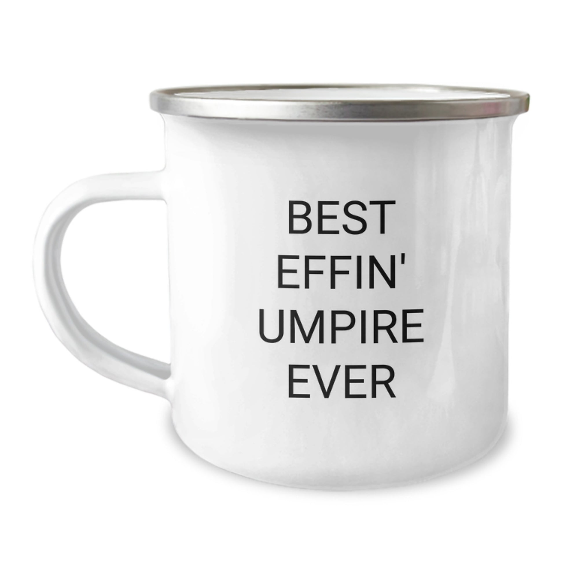 Funny Umpire Gifts for Friends, Best Effin' Umpire Ever Camping Mug with Humor, Christmas Unique Gifts from Family - Image 1