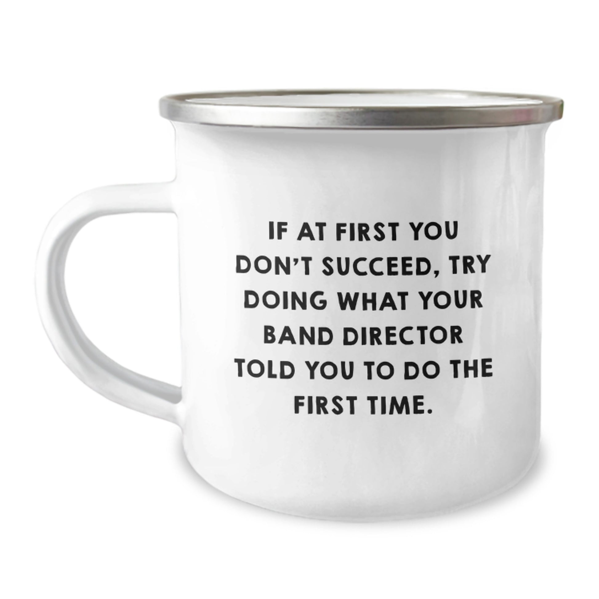 Funny Band Director Gifts from Friends, Christmas Unique Mugs for Band Director, Camping Mug with Inspirational Quote - Image 1