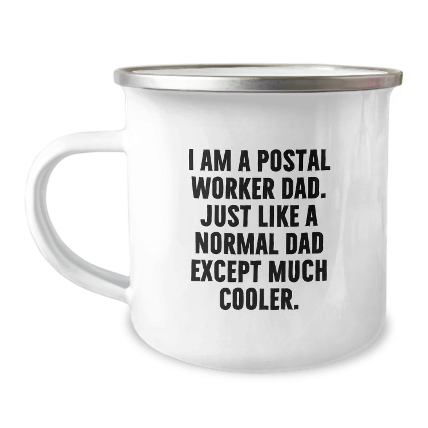 Funny Gifts from Dad for Postal Worker Men - 'I Am A Postal Worker Dad' Christmas Unique Mugs - Image 1