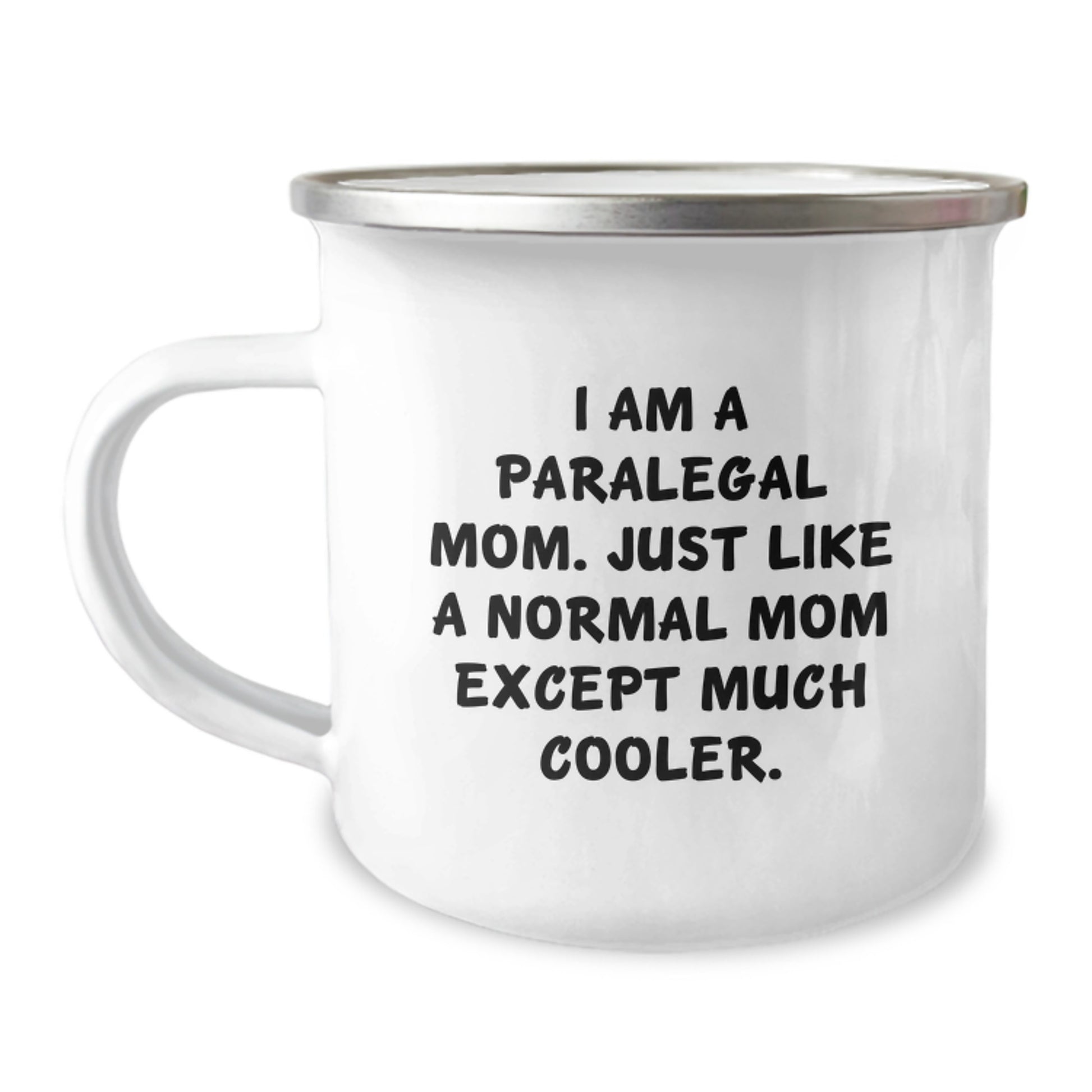 Funny Paralegal Gifts for Paralegal Moms - Camping Mug from Friends, Paralegal Christmas Unique Gifts, I Am A Paralegal Mom Mugs - Image 1