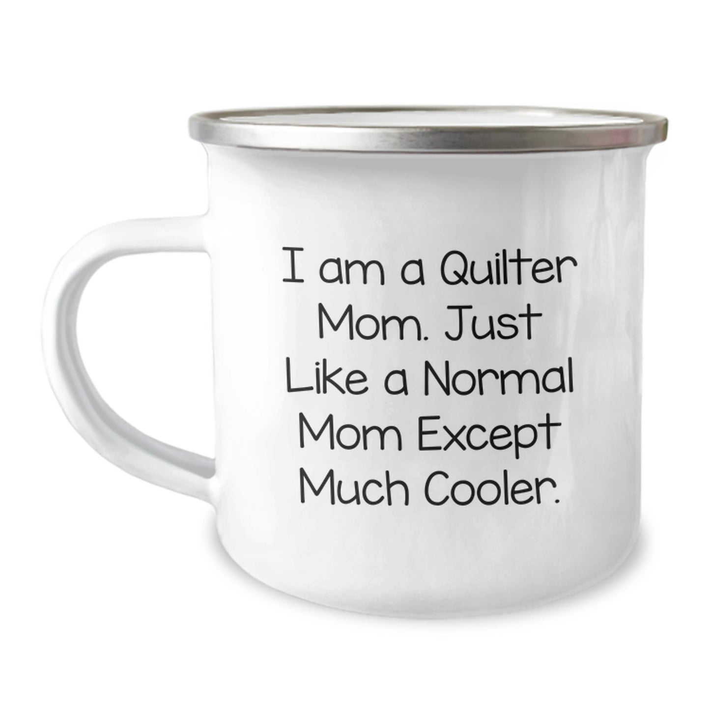 Quilter Gifts from Mom - Funny Camping Mug for Quilter Friends - Christmas Unique Gifts for Quilter Women - Image 1