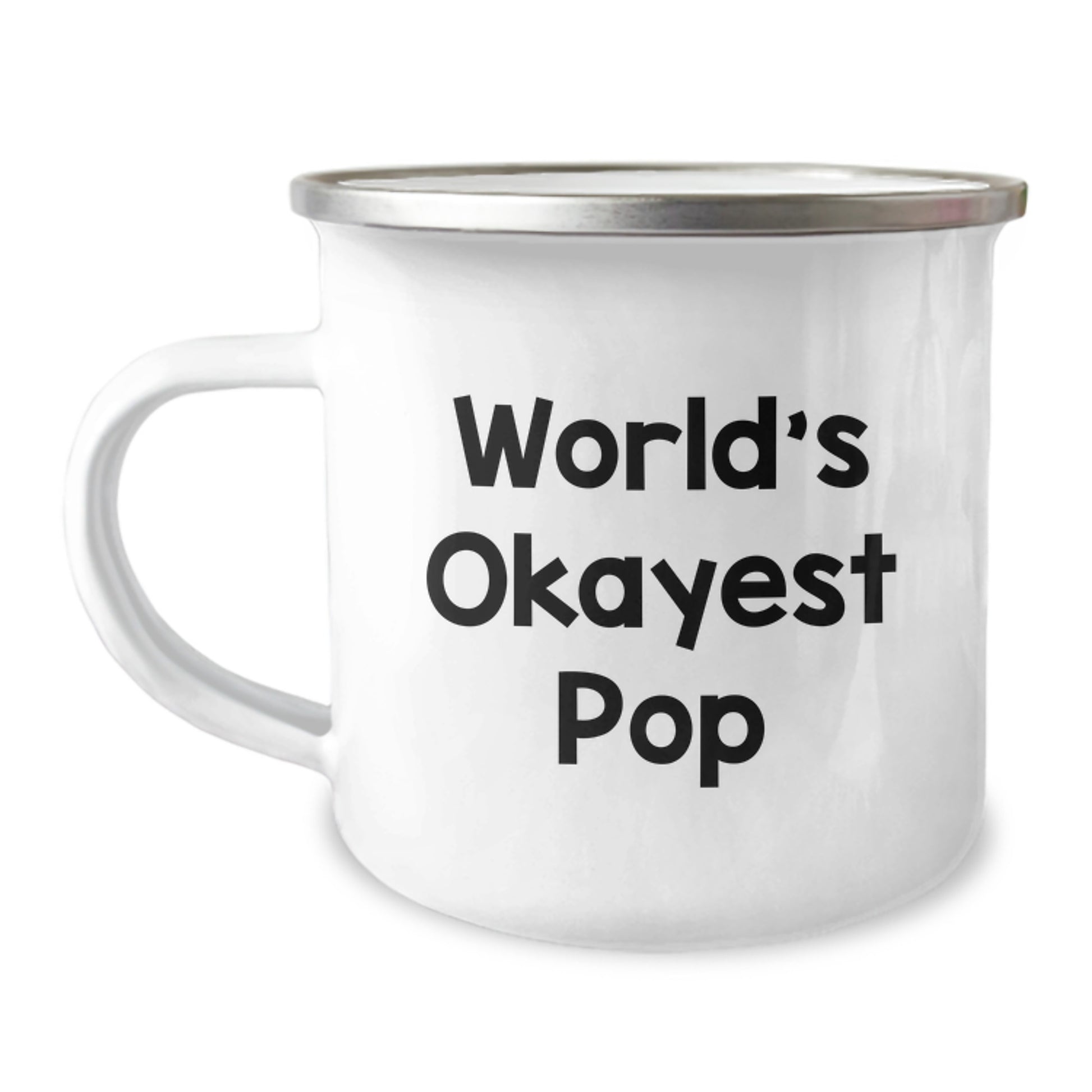 Pop Camping Mug for Christmas Unique Gifts from Friends to Pop Lovers - World's Okayest Pop - Image 1
