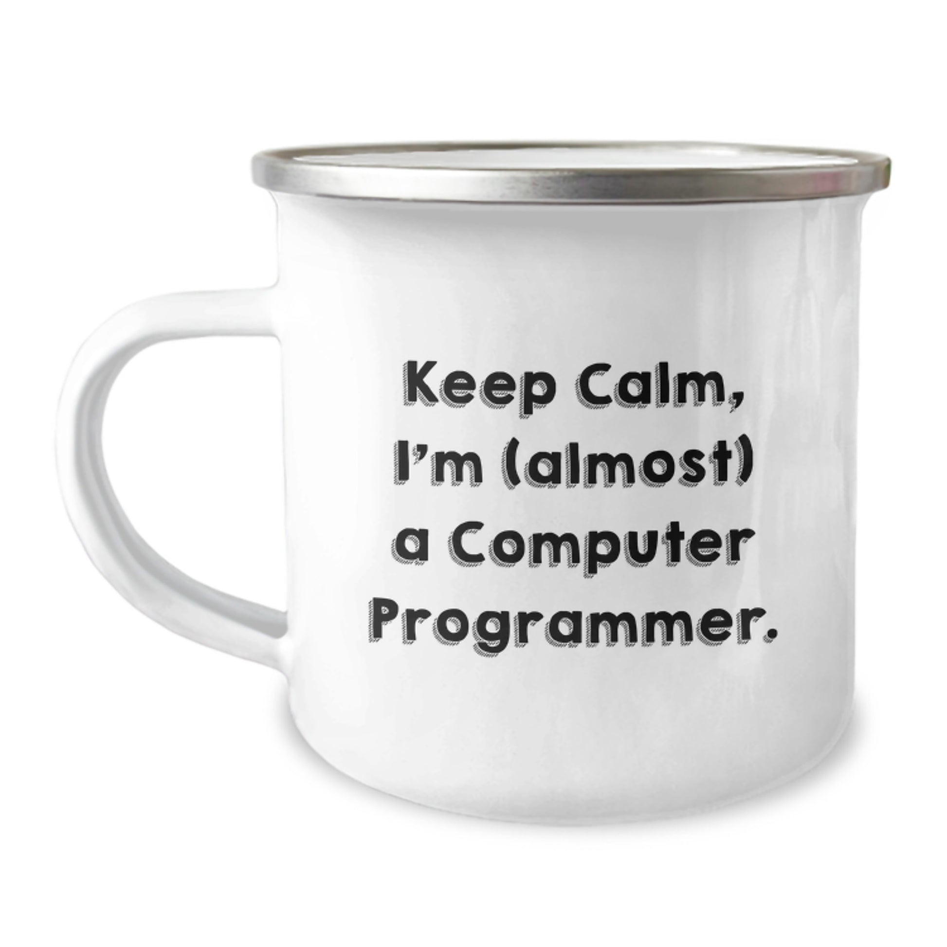 Funny Computer Programmer Christmas Unique Gifts for Men from Friends, Keep Calm Mugs, Camping Mug, Inspirational Quote, Gifts from Family, Gifts for Computer Programmer - Image 1