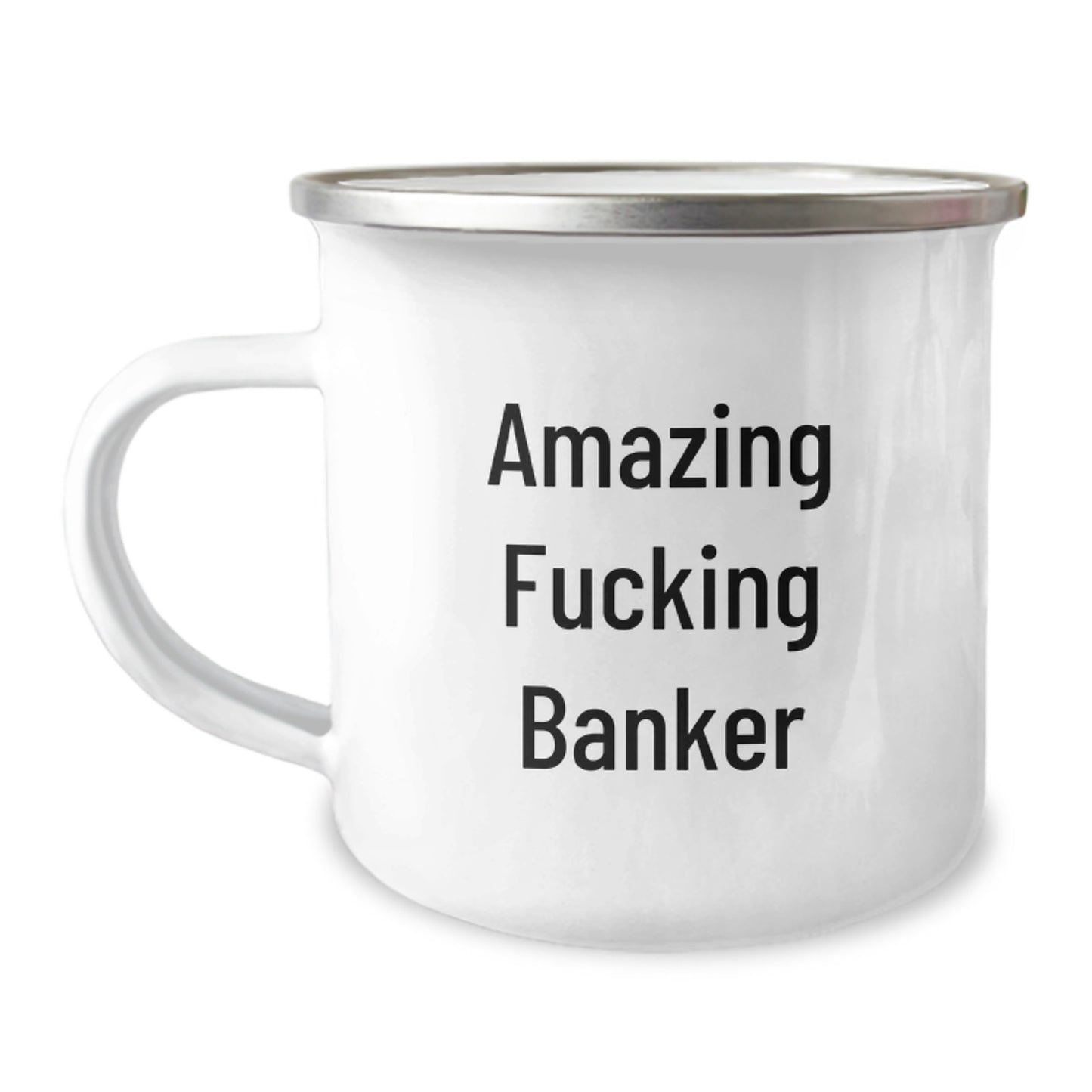 Funny Banker Gifts, Christmas Unique Mugs for Bankers, Amazing F--king Banker Quote Gifts from Coworkers for Men - Image 1