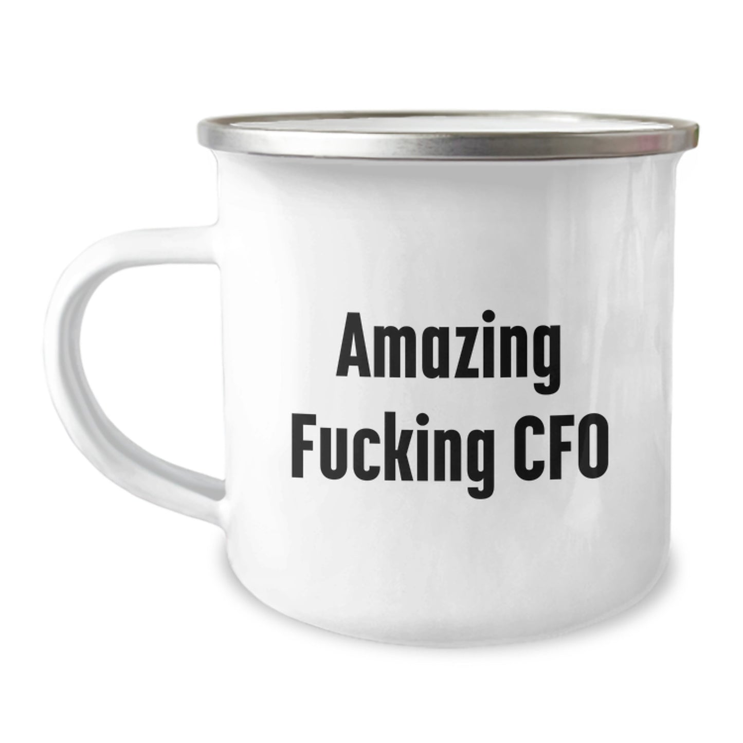 Funny CFO Camping Mug Gifts for CFO from Friends or Family This Christmas, Unique CFO Camping Mug, Amazing F--king Cfo Quote, Perfect CFO Gifts, CFO Christmas Unique Gifts - Image 1