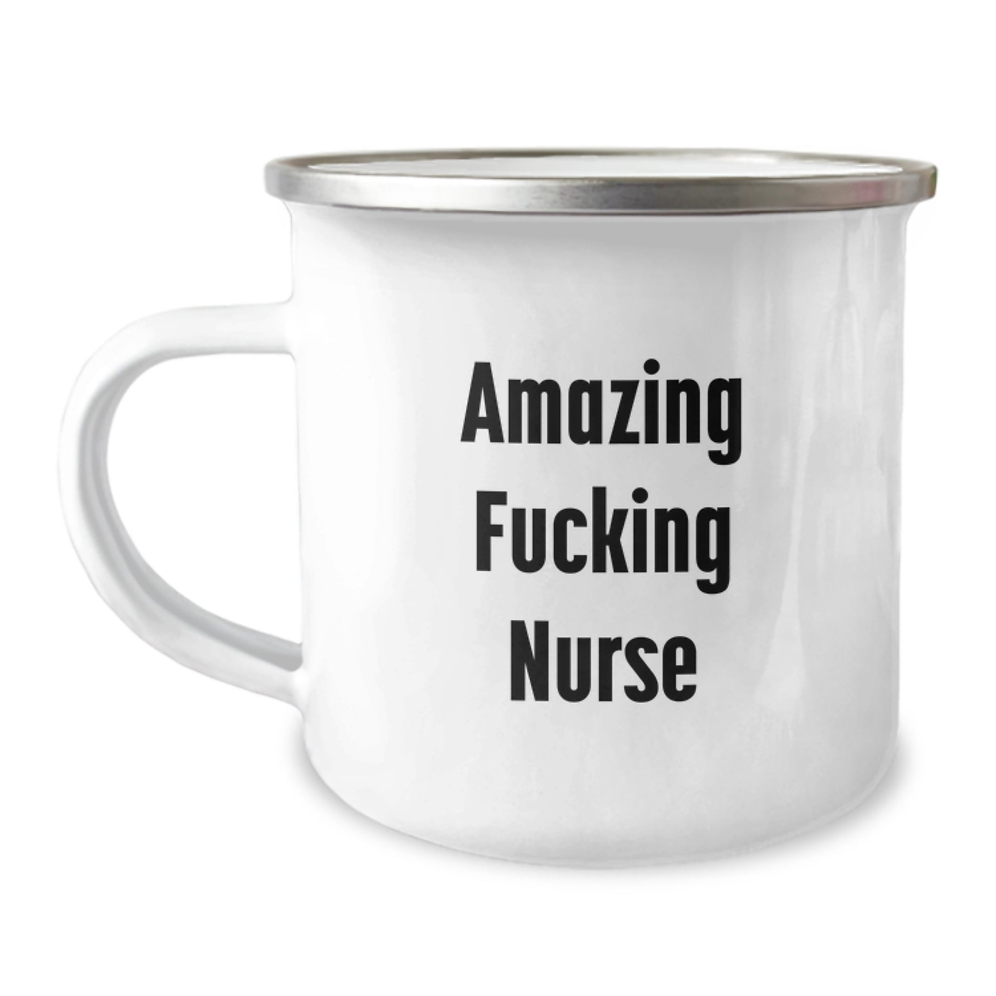 Funny Nurse Gifts for Men, Unique Camping Mug for Nurses, Amazing F--king Nurse, Christmas Unique Gifts from Men to Family - Image 1