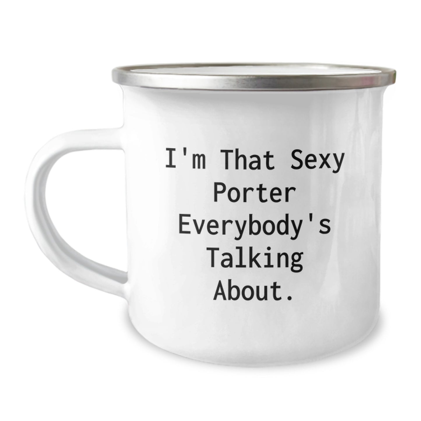 Funny Porter Gifts, Camping Mug for Porter Enthusiasts, Christmas Unique Gifts from Friends to Porter - Image 1