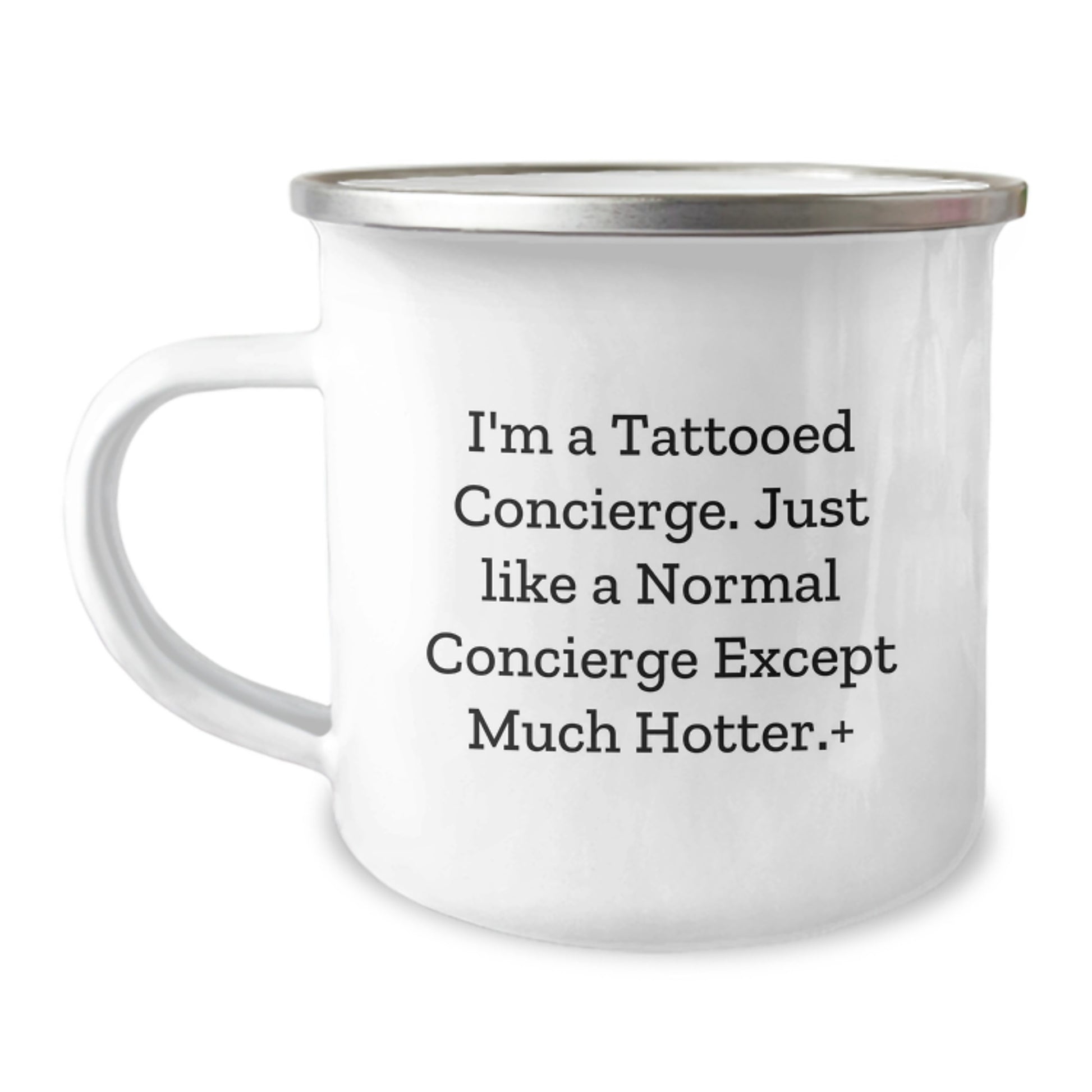 Hot Concierge Gifts for Men - Funny Camping Mug for Friends - Christmas Unique Concierge, I'm A Tattooed Concierge Gifts from Men to Concierge - Image 1