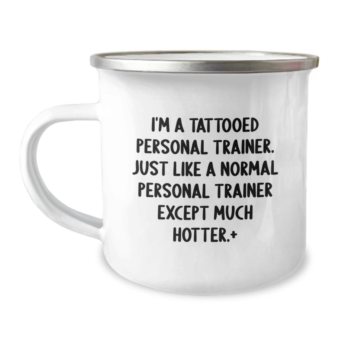 Funny Personal Trainer Gifts for Men Friends from the Office - Christmas Unique Presents I'm A Tattooed Personal Trainer Except Much Hotter. - Image 1