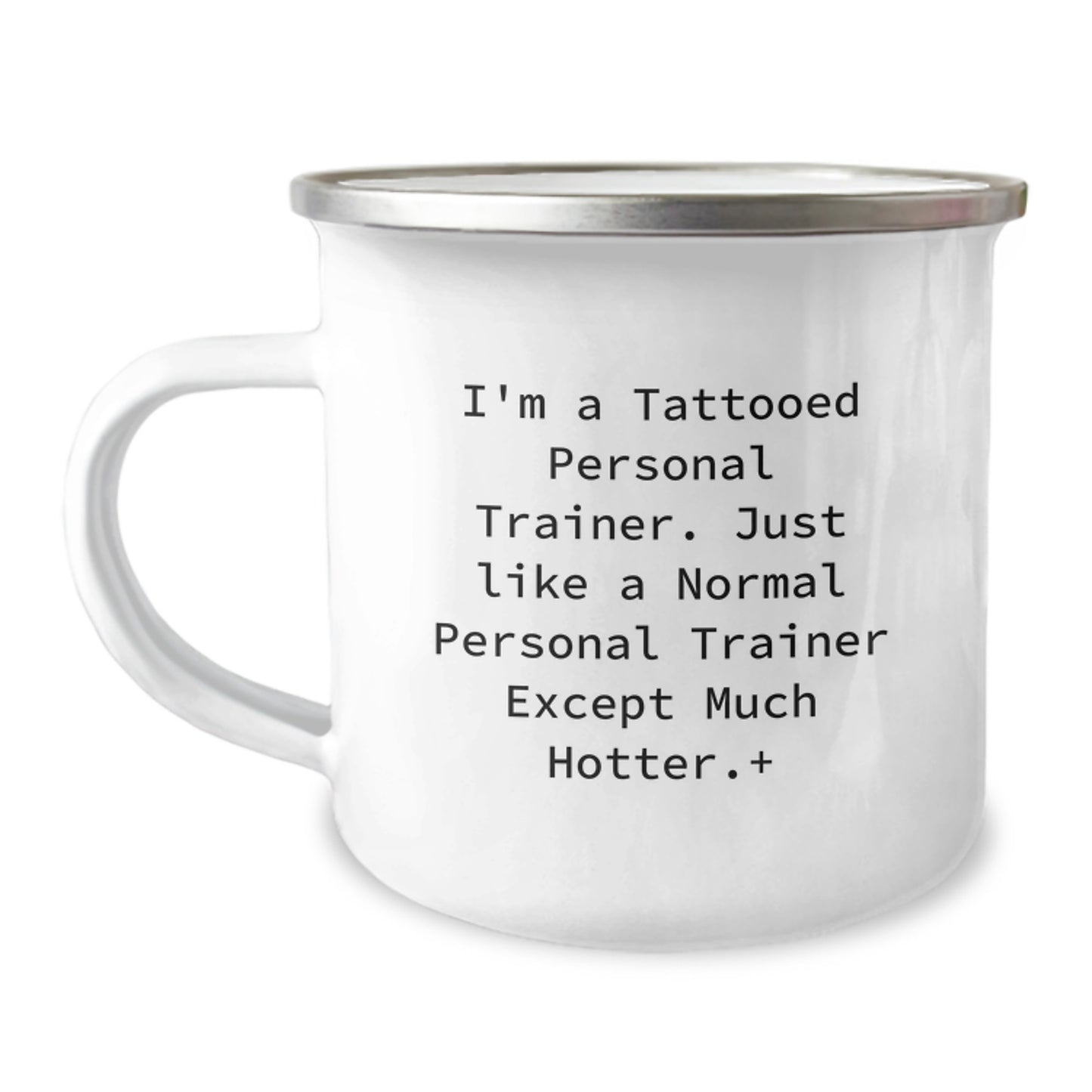 Funny Personal Trainer Gifts for Men - I'm A Tattooed Personal Trainer, Christmas Unique Gifts from Friends, Personal Trainer Camping Mug - Image 1