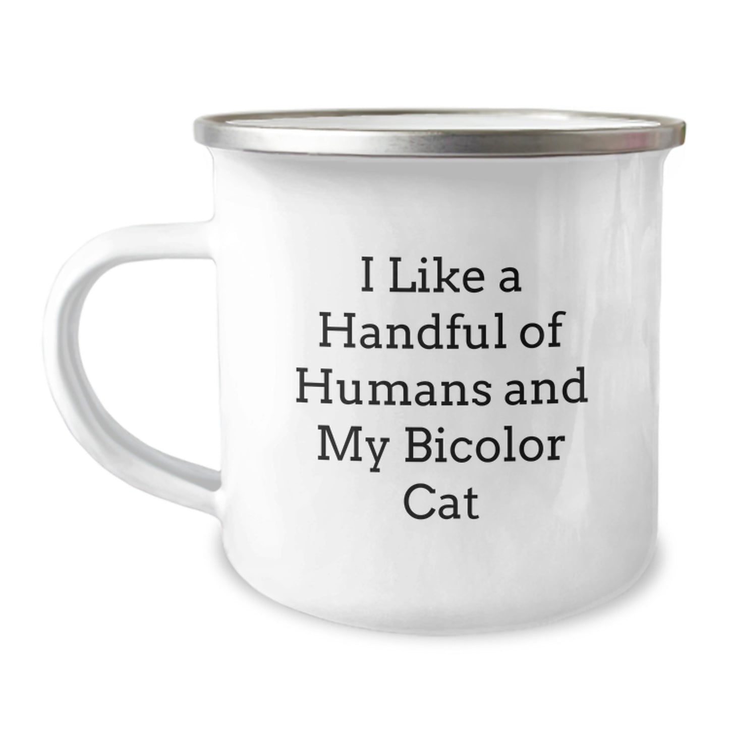 Bicolor Cat Camping Mug Funny Quote Gifts from Men to Women Friends Family - Christmas Unique Gifts for Bicolor Cat Lovers - Image 1