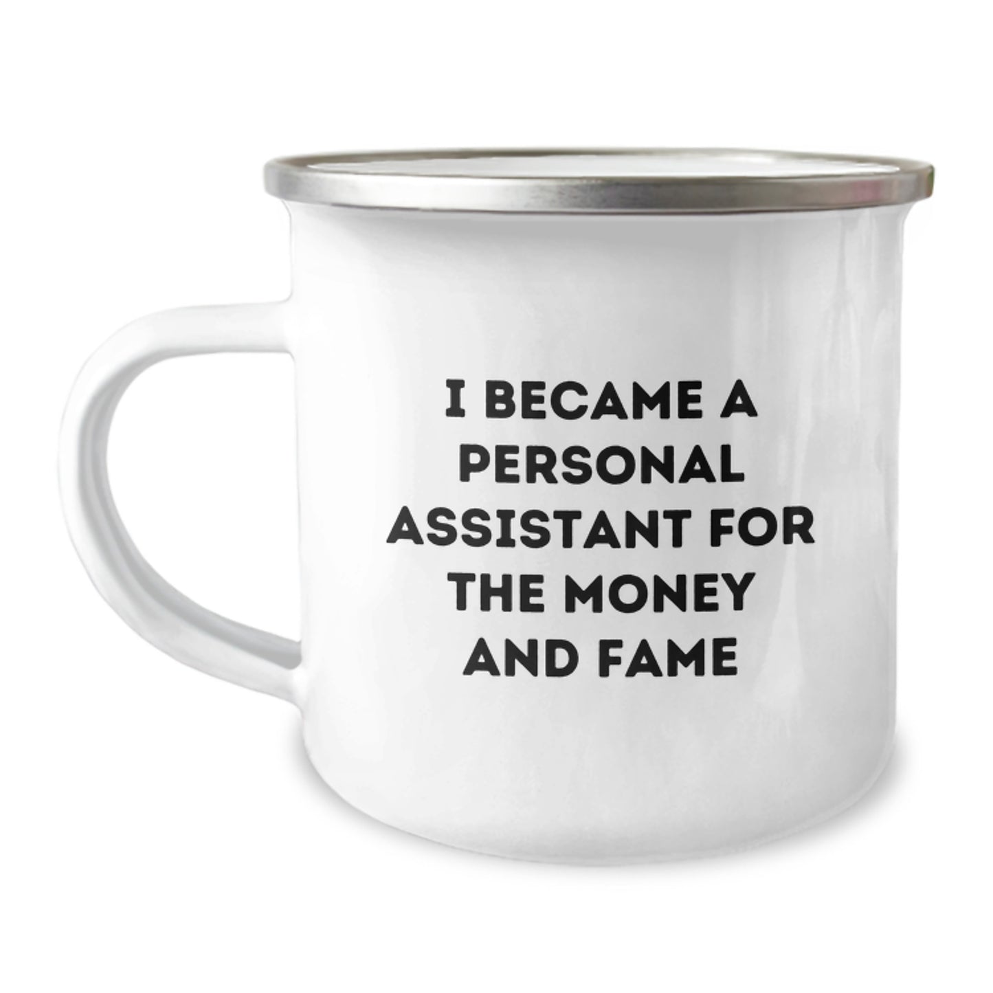 Funny Personal Assistant Gifts - Camping Mug - Christmas Unique Presents from Friends for Personal Assistants - Image 1