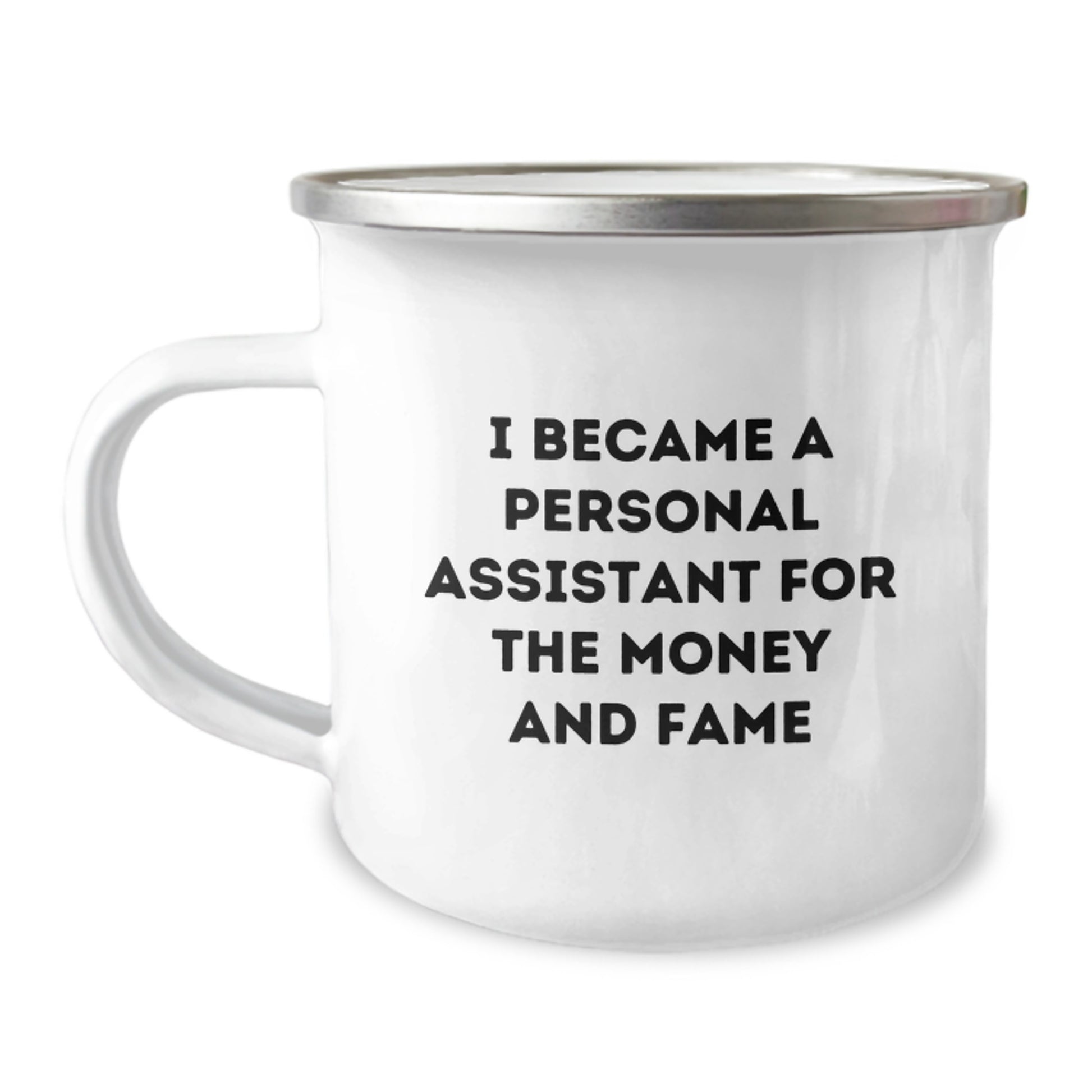 Funny Personal Assistant Gifts - Camping Mug - Christmas Unique Presents from Friends for Personal Assistants - Image 1