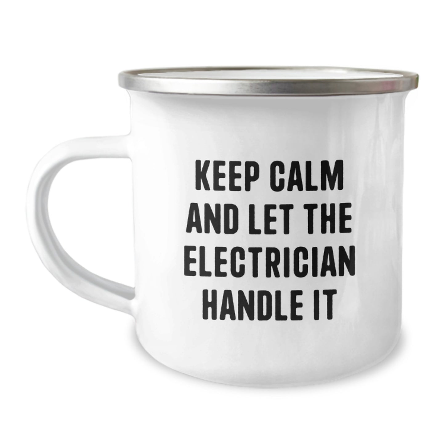 Funny Electrician Gifts from Friends and Family - Keep Calm And Let The Electrician Handle It Christmas Unique Gifts for Electrician Men - Image 1