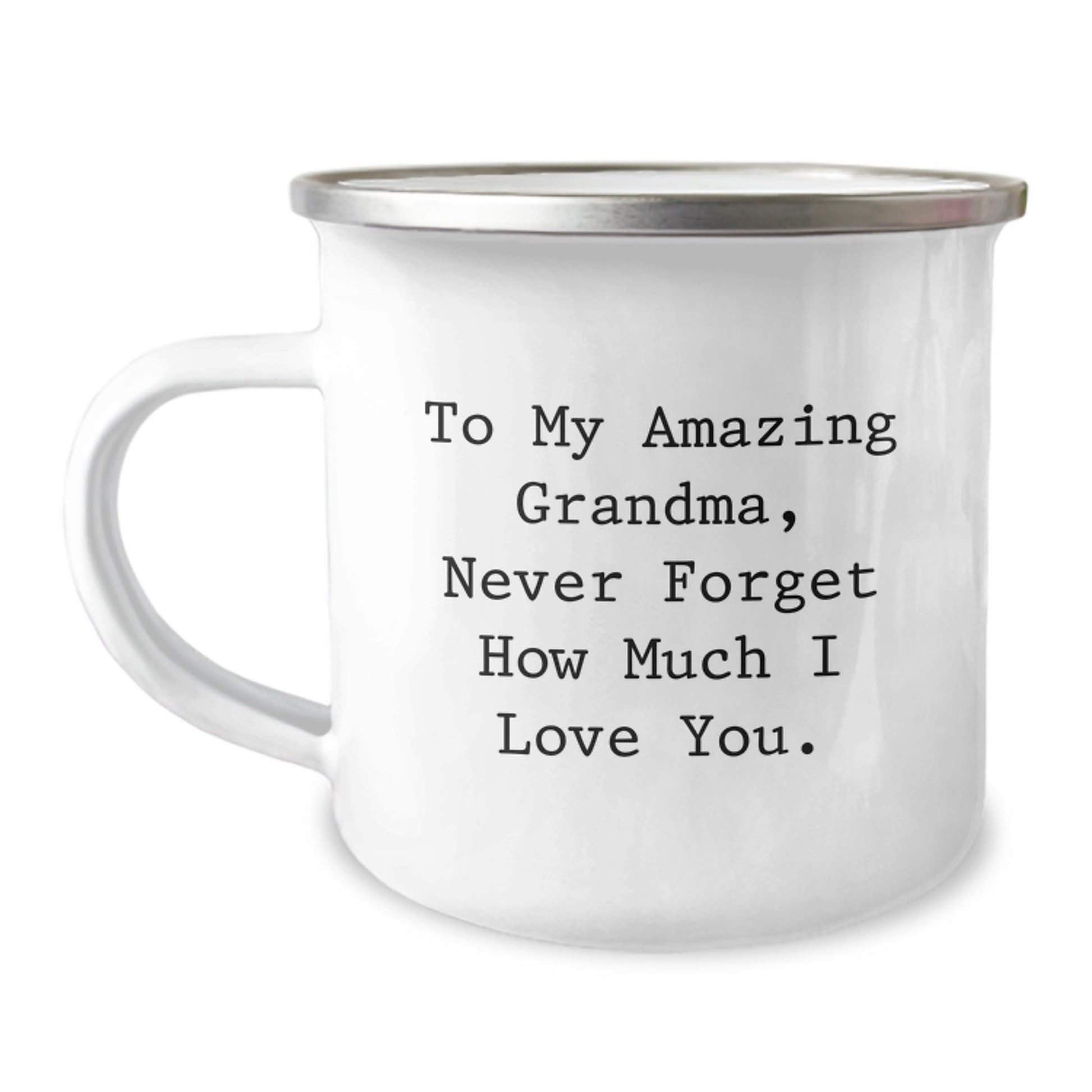 Cute Grandma Gifts from Family, Unique Camping Mugs with Funny Quote, Perfect for Grandma's Christmas Unique Gifts, To My Amazing Grandma - Image 1
