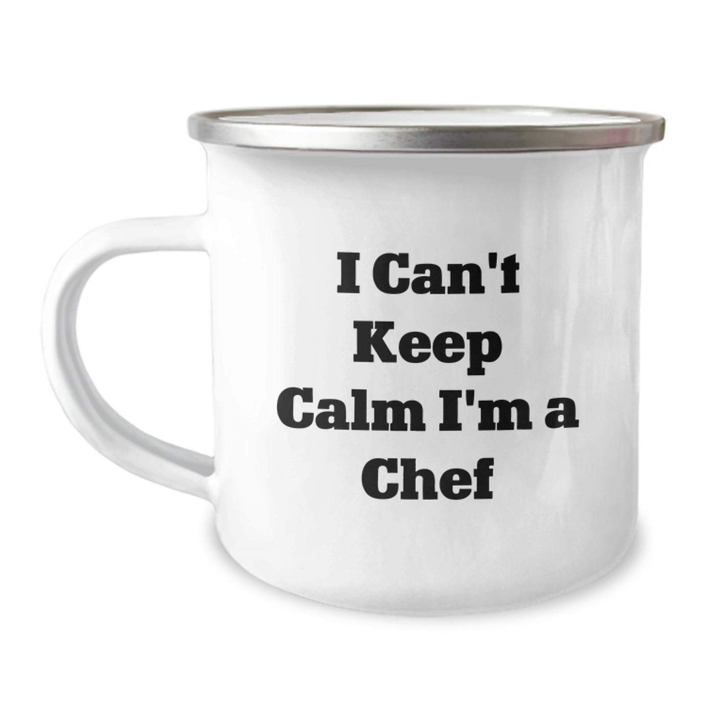 Funny Chef Gifts from Men to Friends - I Can't Keep Calm I'm A Chef Christmas Unique Mug - Camping Mug for Chef Enthusiasts - Image 1