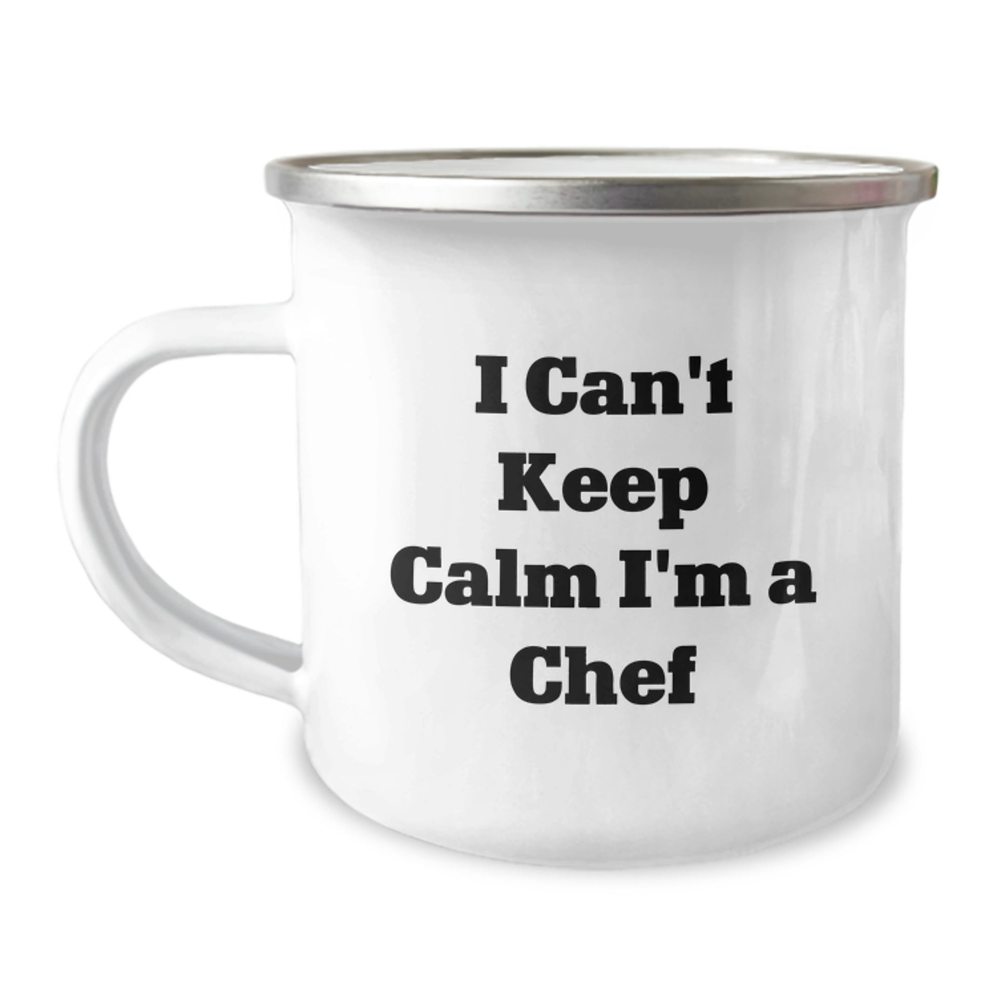 Funny Chef Gifts from Men to Friends - I Can't Keep Calm I'm A Chef Christmas Unique Mug - Camping Mug for Chef Enthusiasts - Image 1