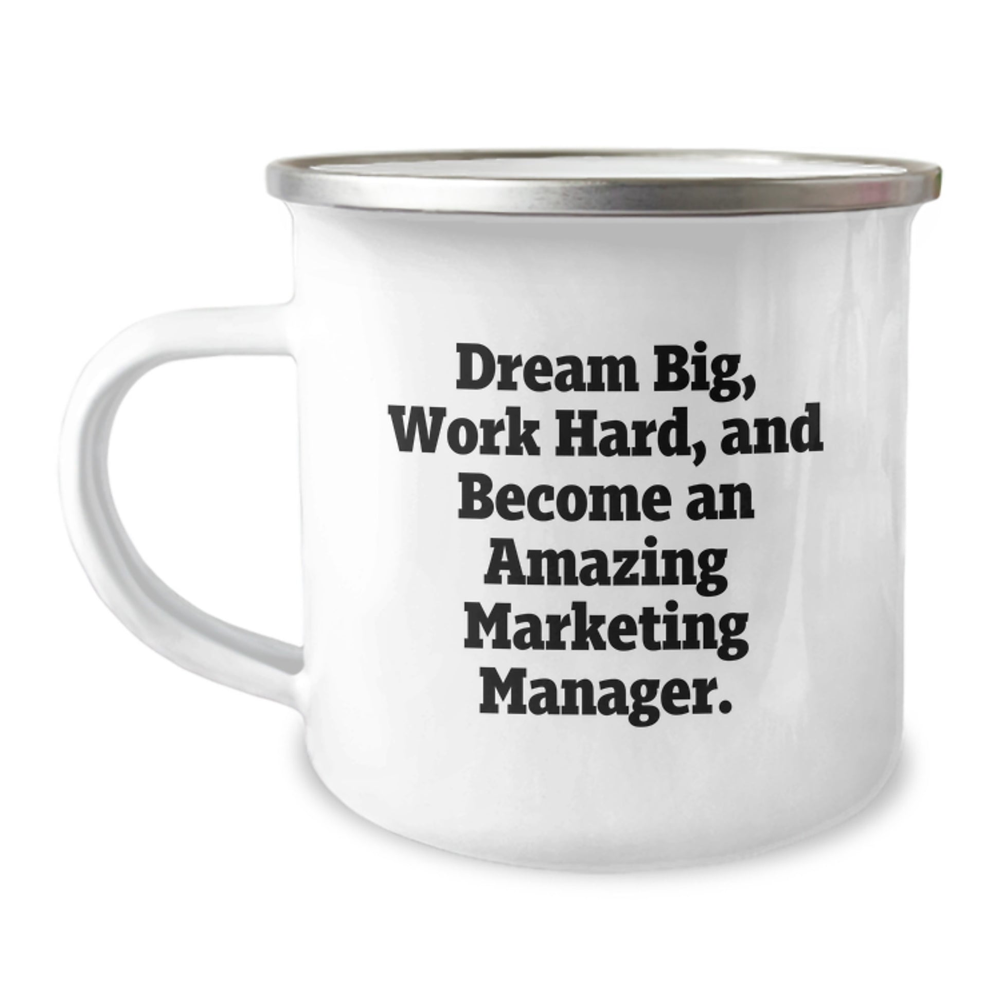 Marketing Manager Inspiration Gifts from Friends and Family, Christmas Unique Mugs, Funny Quote - 'Dream Big, Work Hard, And Become An Amazing Marketing Manager.' - Image 1