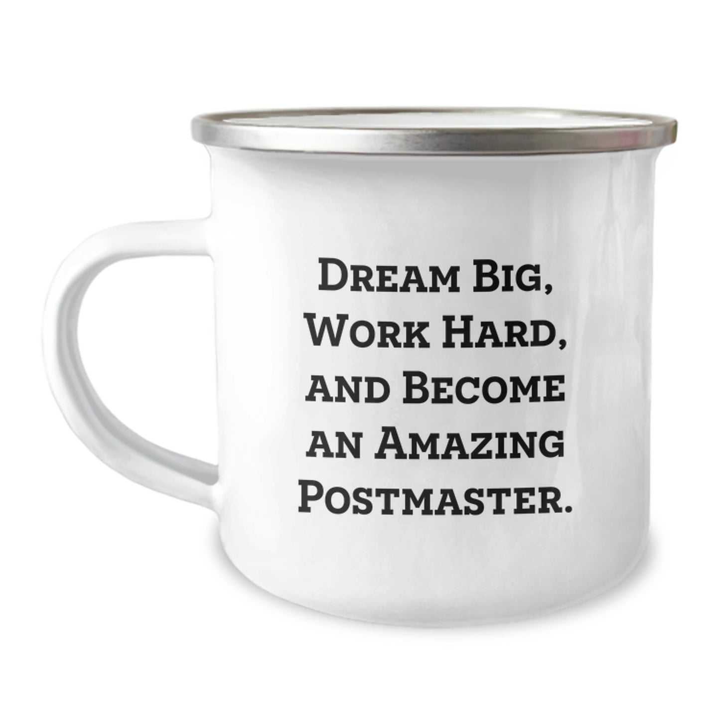 Funny Postmaster Gifts for Postmaster Friends - Camping Mug with Inspirational Quote - Gifts from Friends for Postmaster Family - Image 1