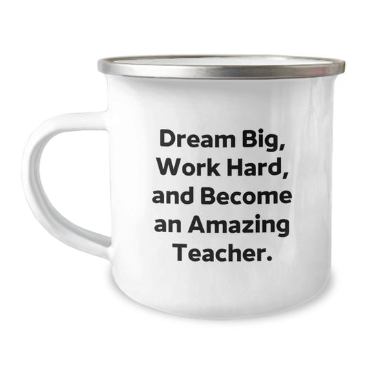 Funny and Inspirational Teacher Gifts for Christmas - Camping Mug for Teacher Friends - Image 1