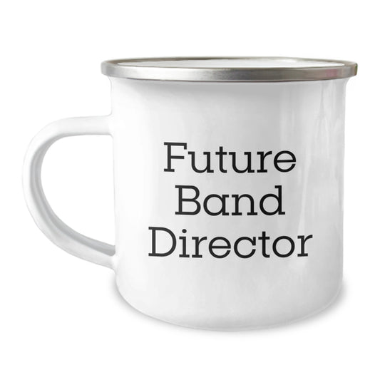 Funny Band Director Gifts from Family - Future Band Director Camping Mug for Christmas - Image 1