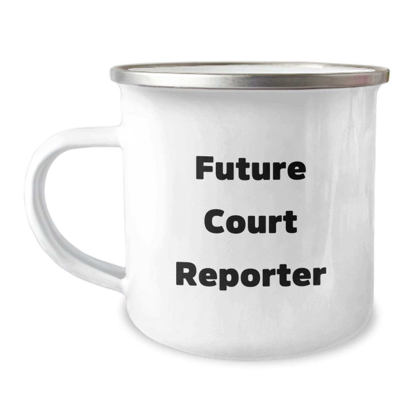 Funny Future Court Reporter Gifts from Friends, Camping Mug for Court Reporters on Christmas, Inspirational Quote - Image 1