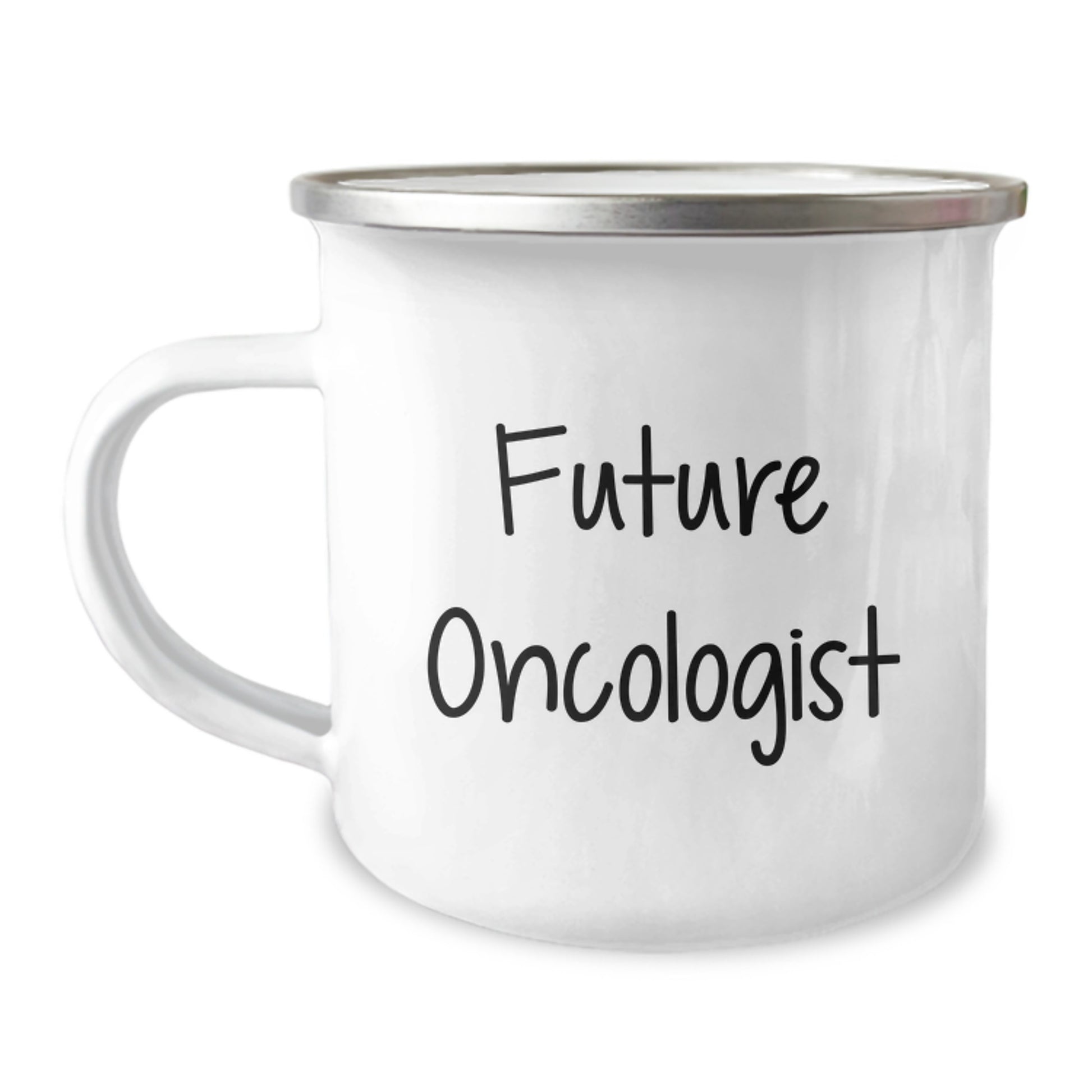 Funny Future Oncologist Gifts from Friends for Oncologist Graduation Unique Gifts, Camping Mug, 'Future Oncologist' Quote - Image 1