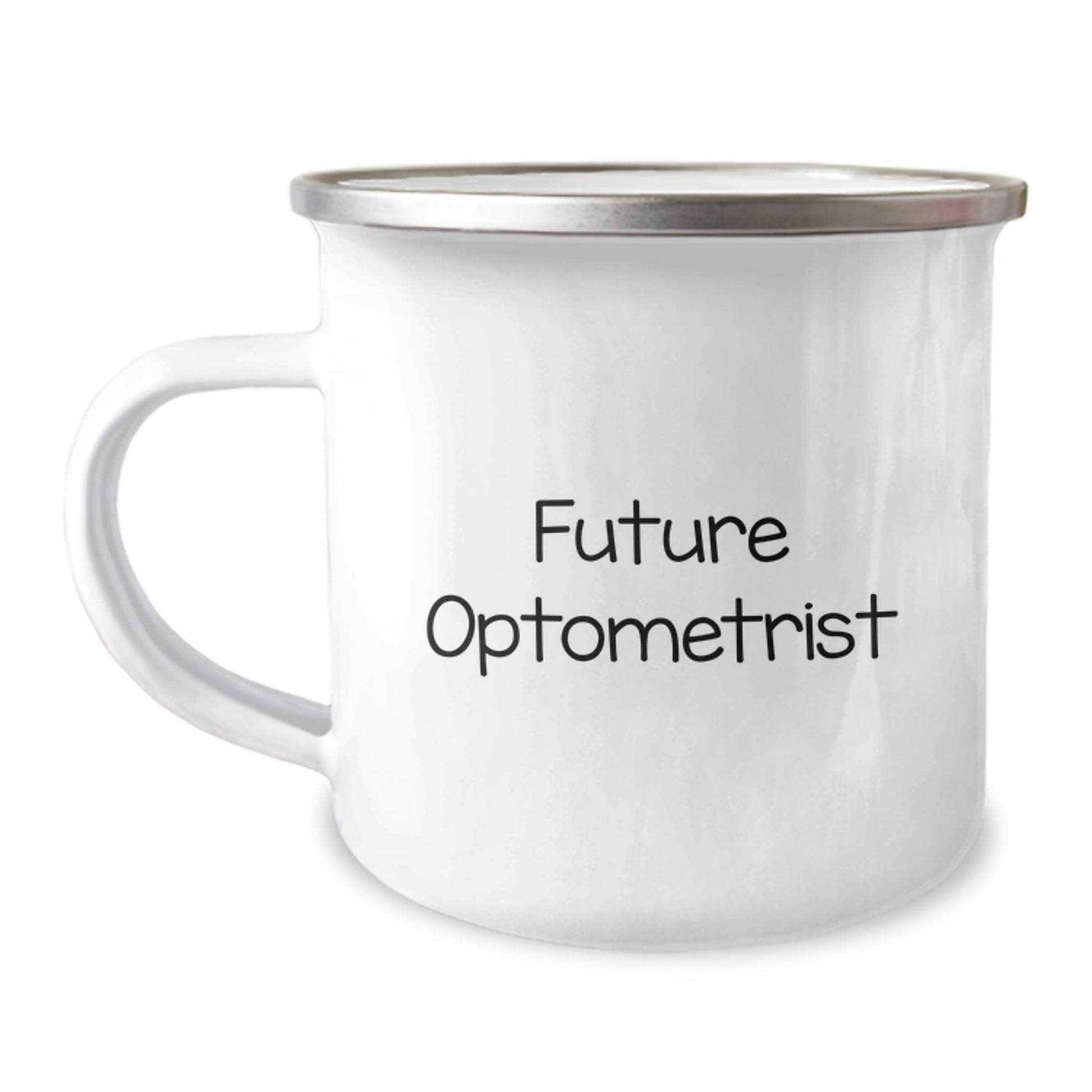 Gifts from Friends, Funny Quote for Future Optometrist Camping Mug, Unique Christmas Unique Gifts - Image 1