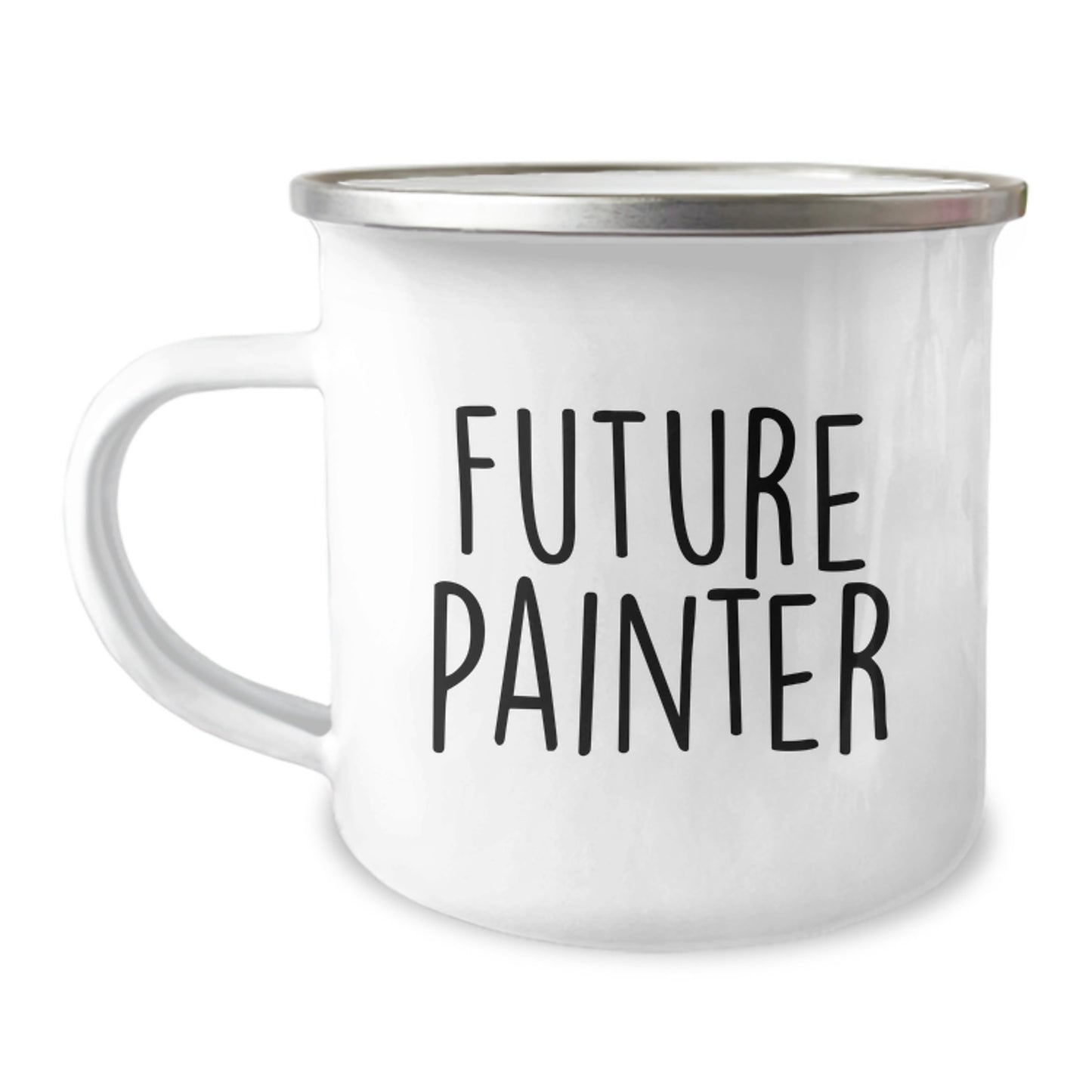 Funny Future Painter Gifts from Friends, Camping Mug for Christmas Unique Gifts, Painter Inspirational Quote Mug for Men - Image 1